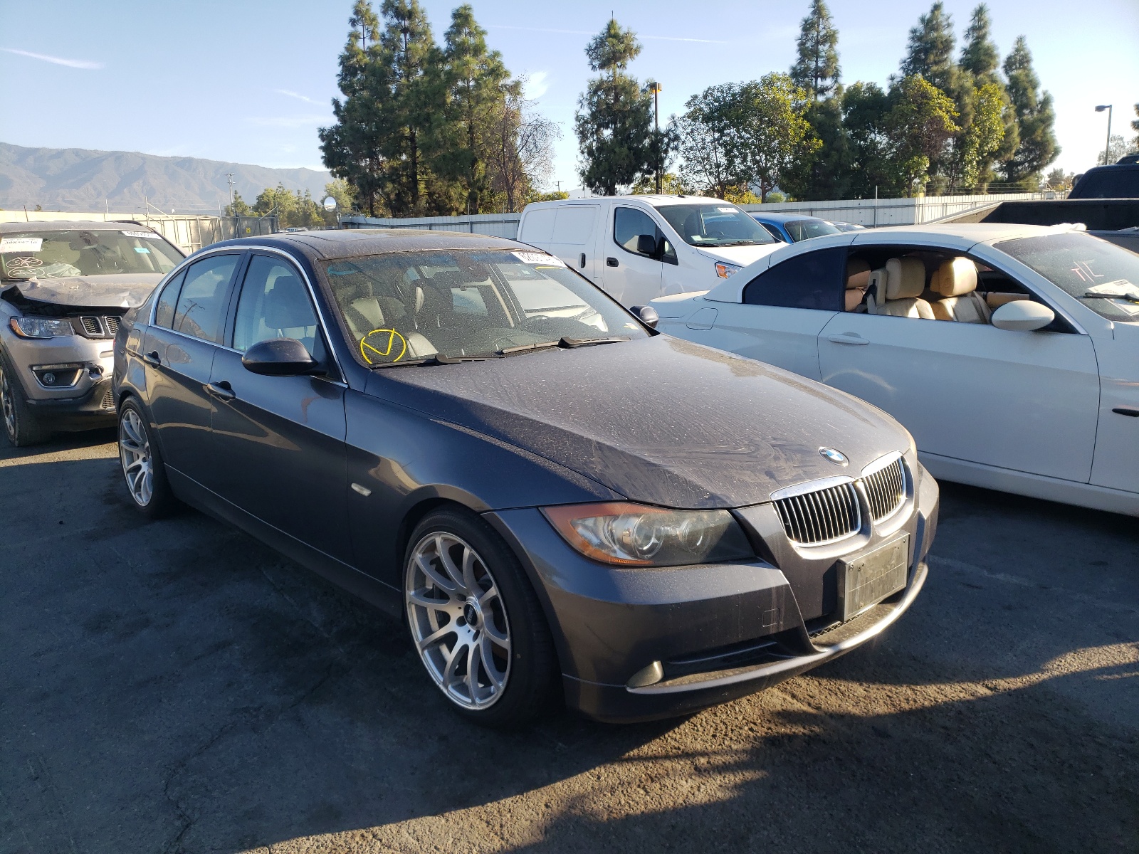BMW 330 I 2006 with VIN WBAVB335X6PS06724 - Photo from auction