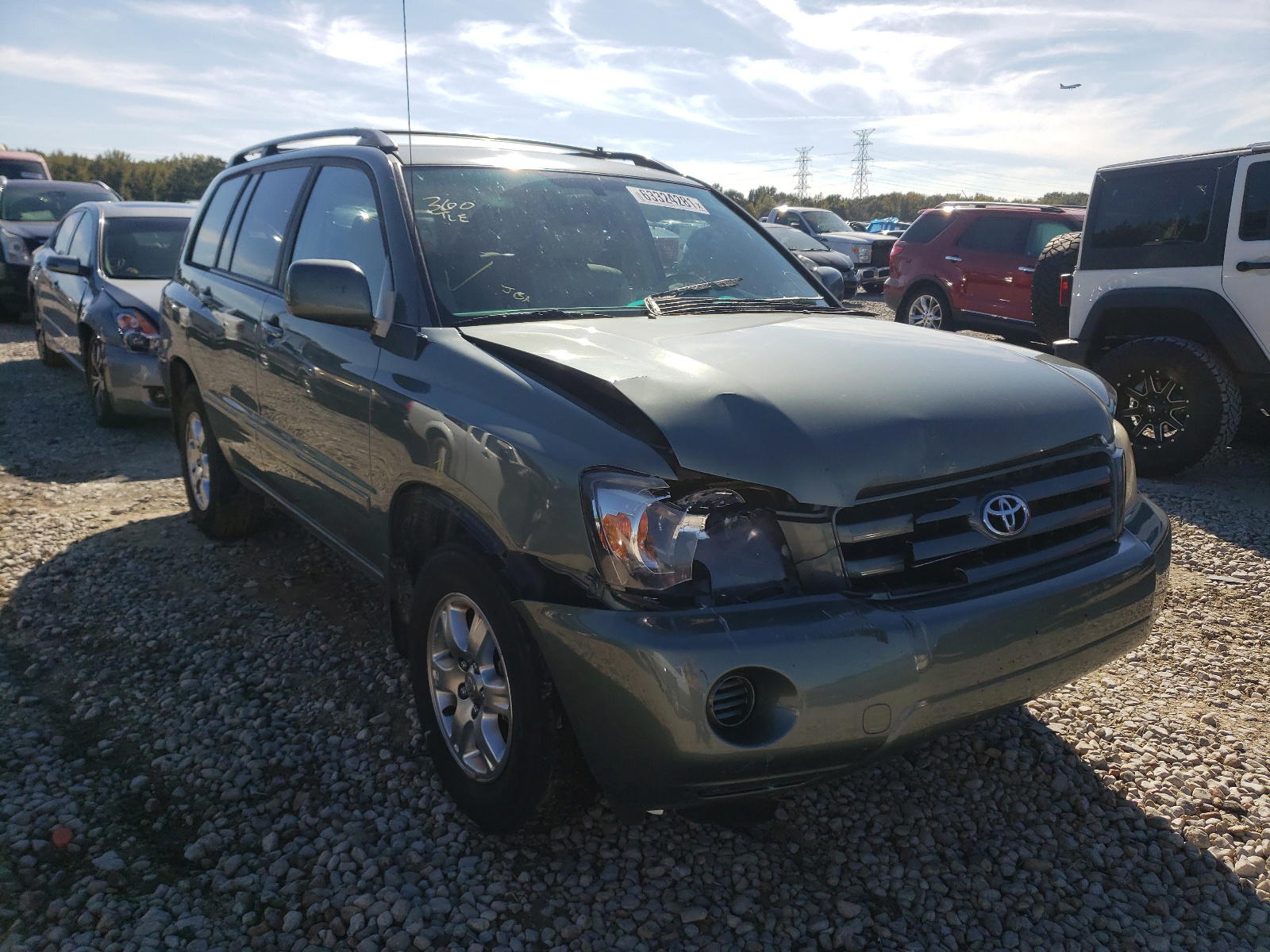 TOYOTA HIGHLANDER 2006 with VIN JTEEP21A860166162 - Photo from auction
