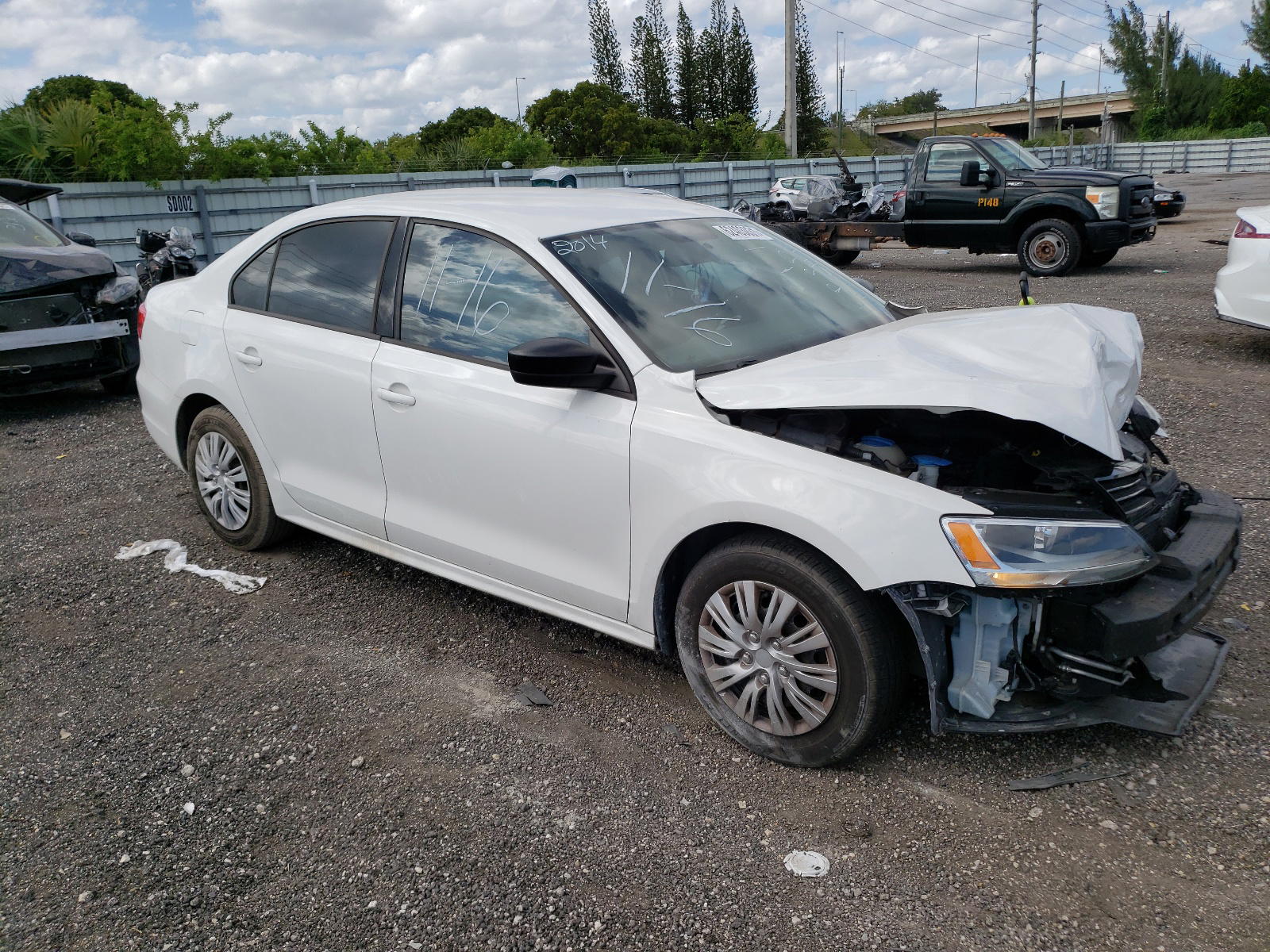 VOLKSWAGEN JETTA BASE 2014 with VIN 3VW2K7AJ4EM375314 - Photo from auction