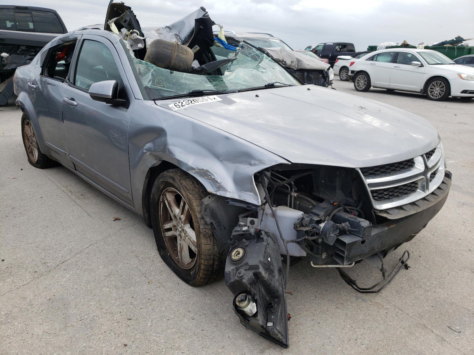 DODGE AVENGER SX 2013 with VIN 1C3CDZCB1DN589026 - Photo from auction