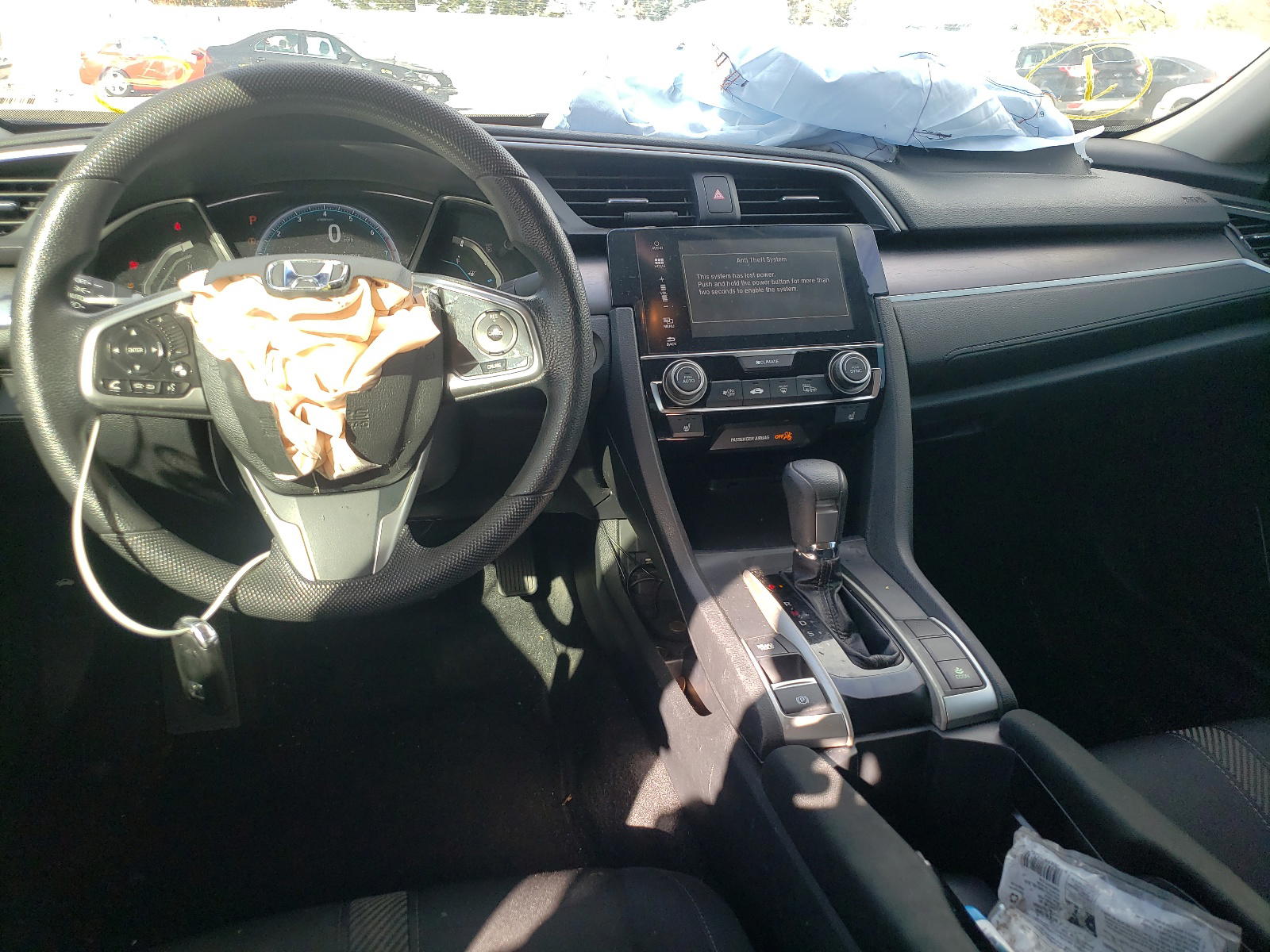 Photo 9 from auction – 2016 HONDA CIVIC EX with VIN 19XFC1F31GE222329