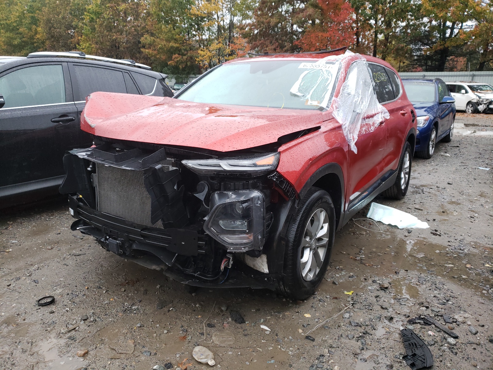 Photo 2 from auction – 2019 HYUNDAI SANTA FE S with VIN 5NMS3CAD3KH002010