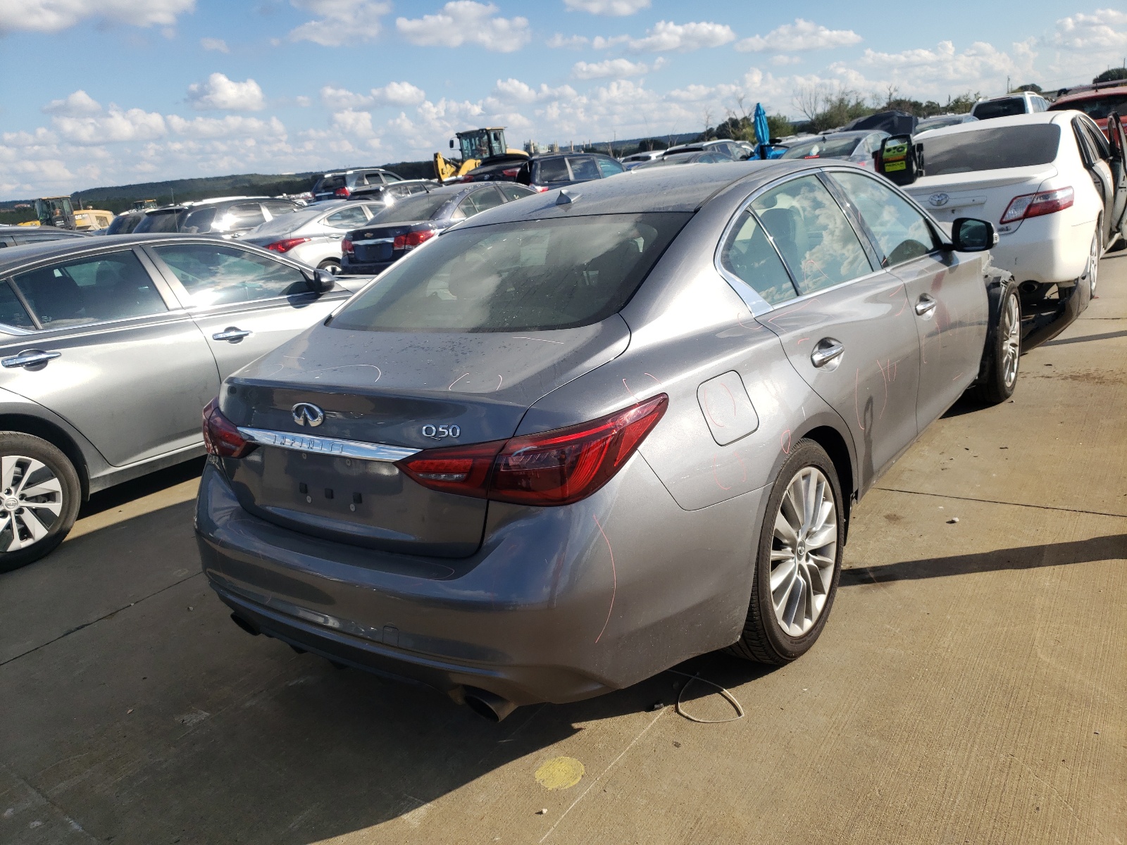 Photo 4 from auction – 2019 INFINITI Q50 LUXE with VIN JN1EV7AP6KM511643