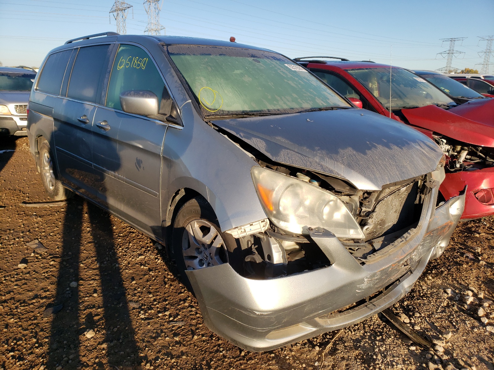 Photo 1 from auction – 2005 HONDA ODYSSEY EX with VIN 5FNRL38675B076669