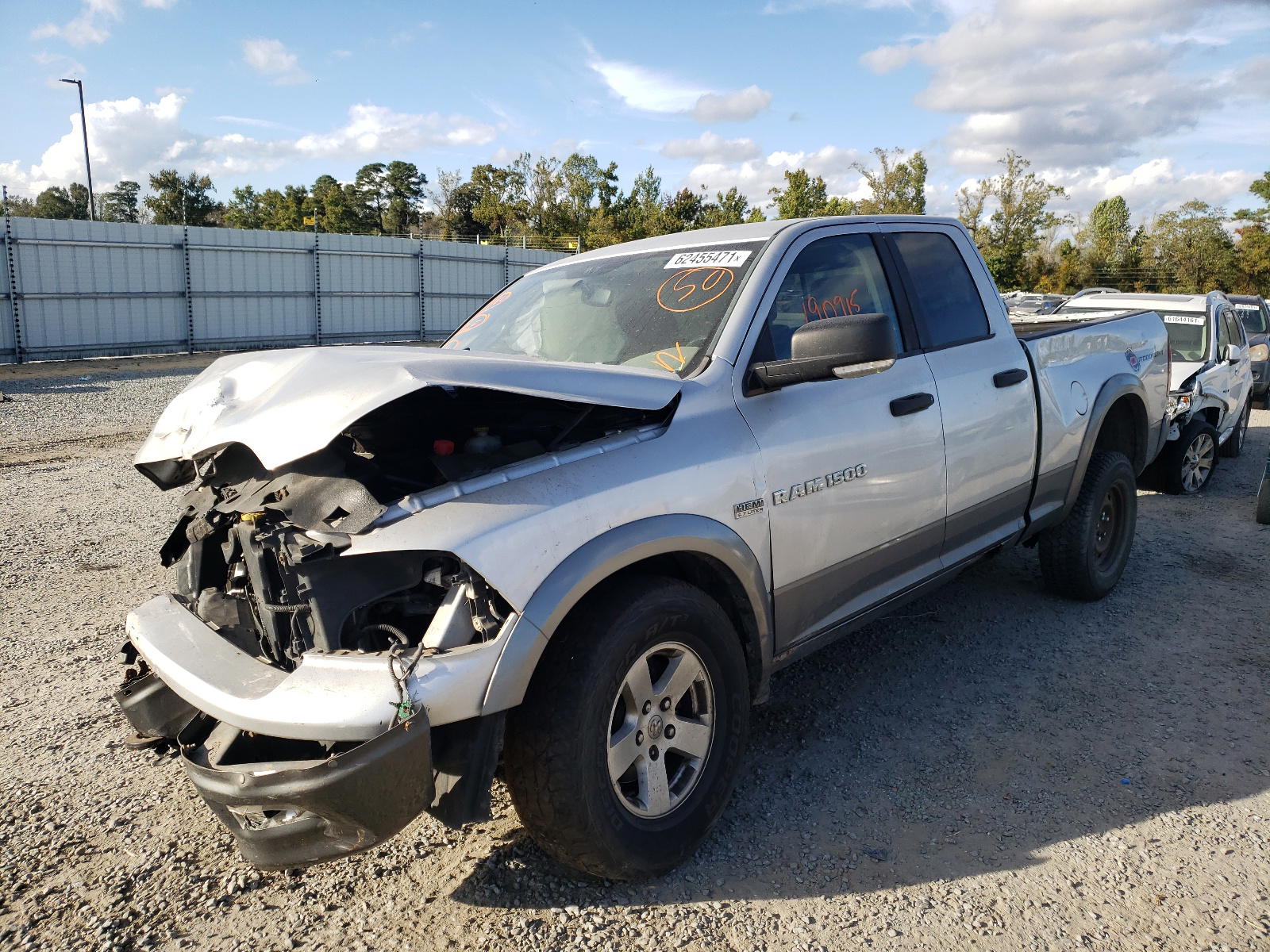 Photo 2 from auction – 2011 DODGE RAM 1500 with VIN 1D7RV1GT9BS577248