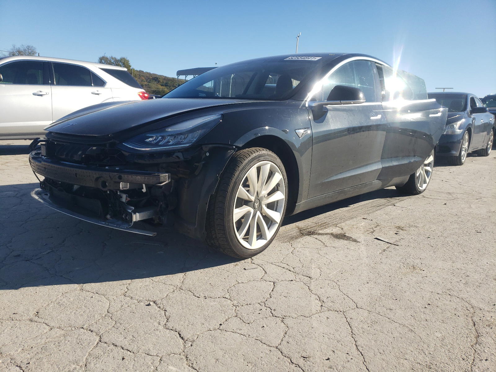 Photo 2 from auction – 2020 TESLA MODEL 3 with VIN 5YJ3E1EBXLF647817