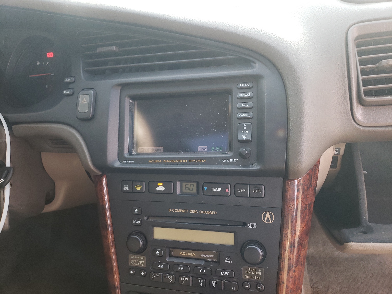 Photo 9 from auction – 2003 ACURA 3.2TL with VIN 19UUA56773A039362
