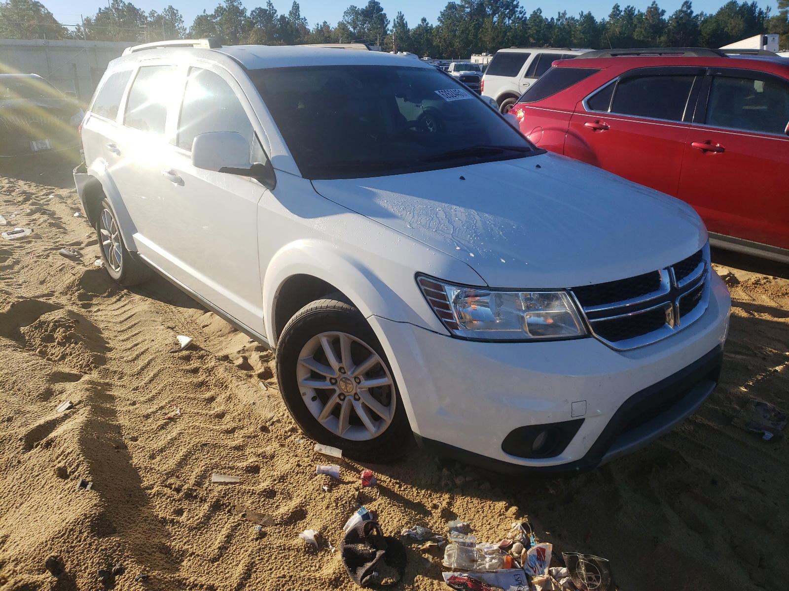 DODGE JOURNEY SX 2017 with VIN 3C4PDCBG0HT531387 - Photo from auction