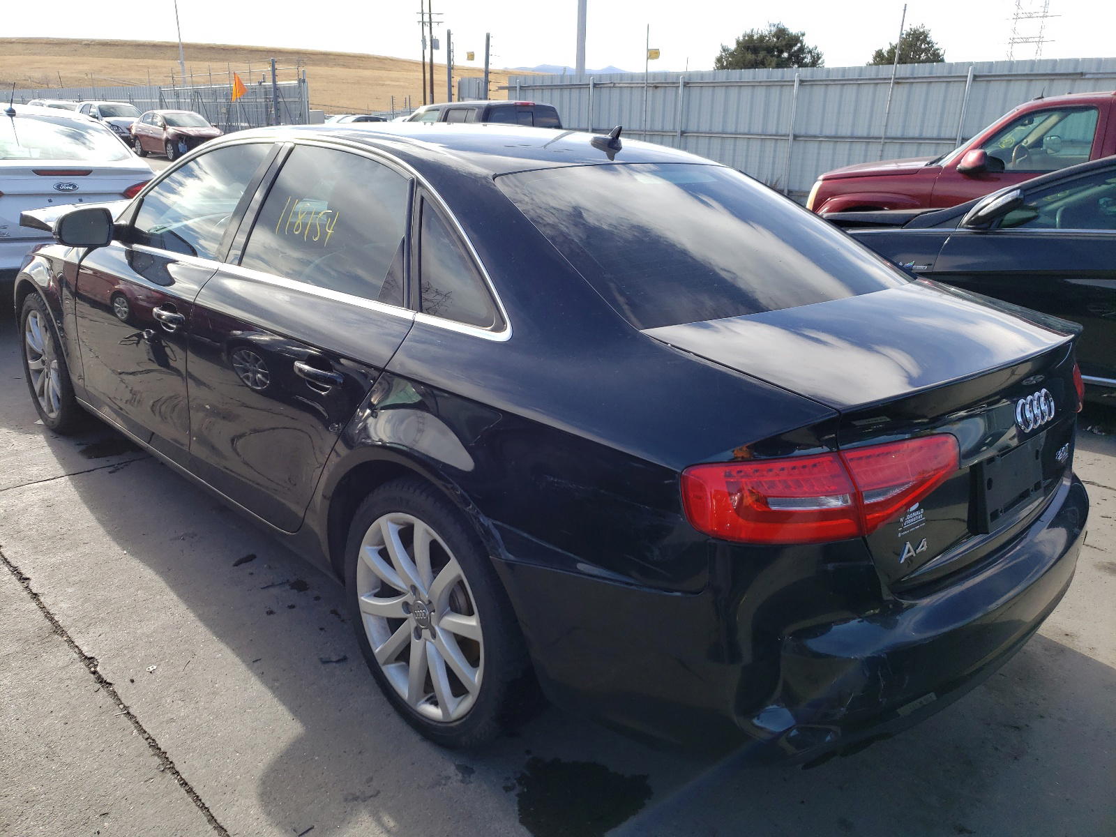 Photo 3 from auction – 2013 AUDI A4 PREMIUM with VIN WAUFFAFL9DN035948