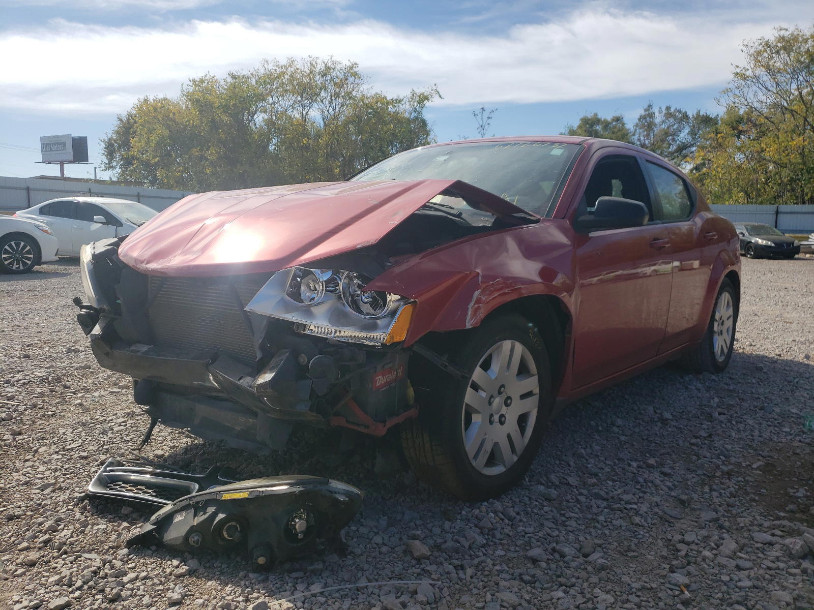 Photo 2 from auction – 2013 DODGE AVENGER SE with VIN 1C3CDZAB2DN654193