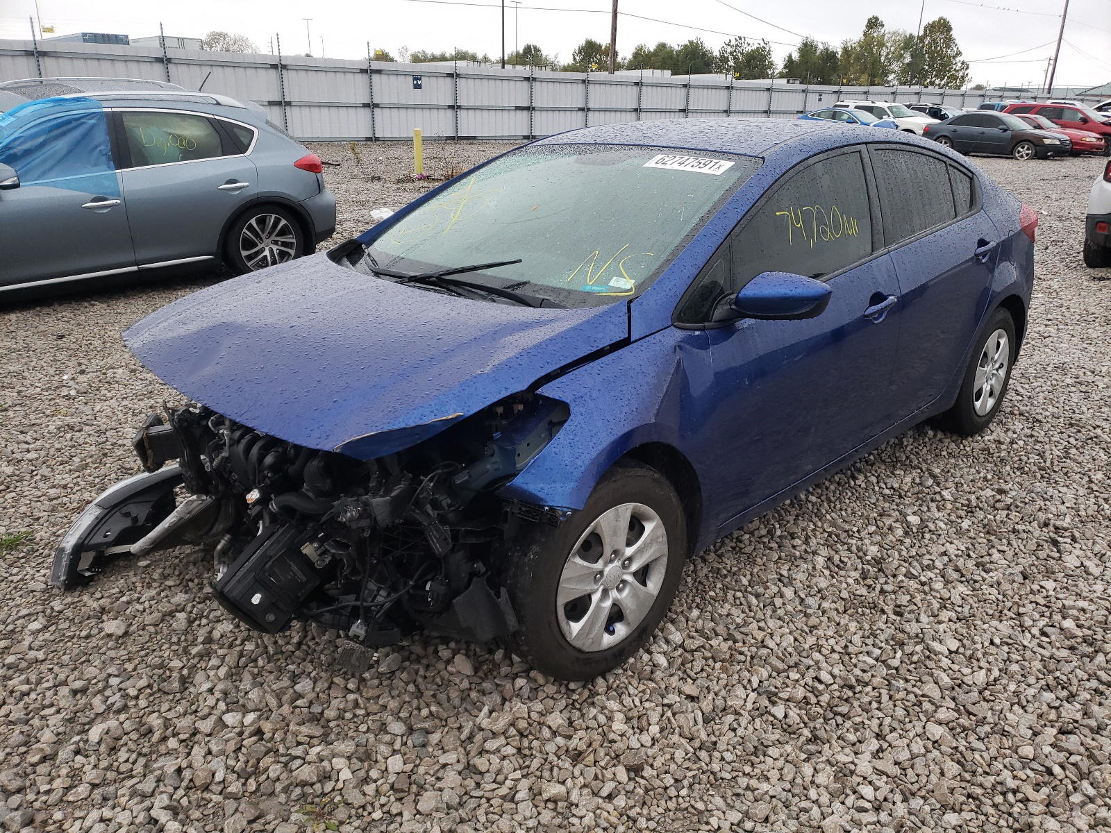 Photo 2 from auction – 2017 KIA FORTE LX with VIN 3KPFK4A79HE062958
