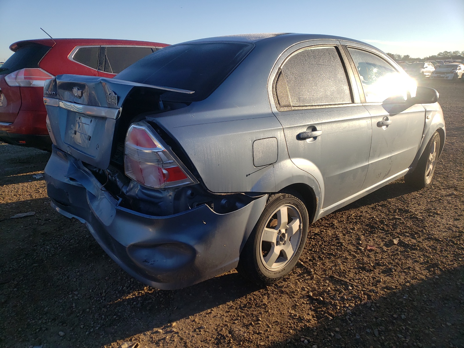 Photo 4 from auction – 2007 CHEVROLET AVEO LT with VIN KL1TG56627B187149