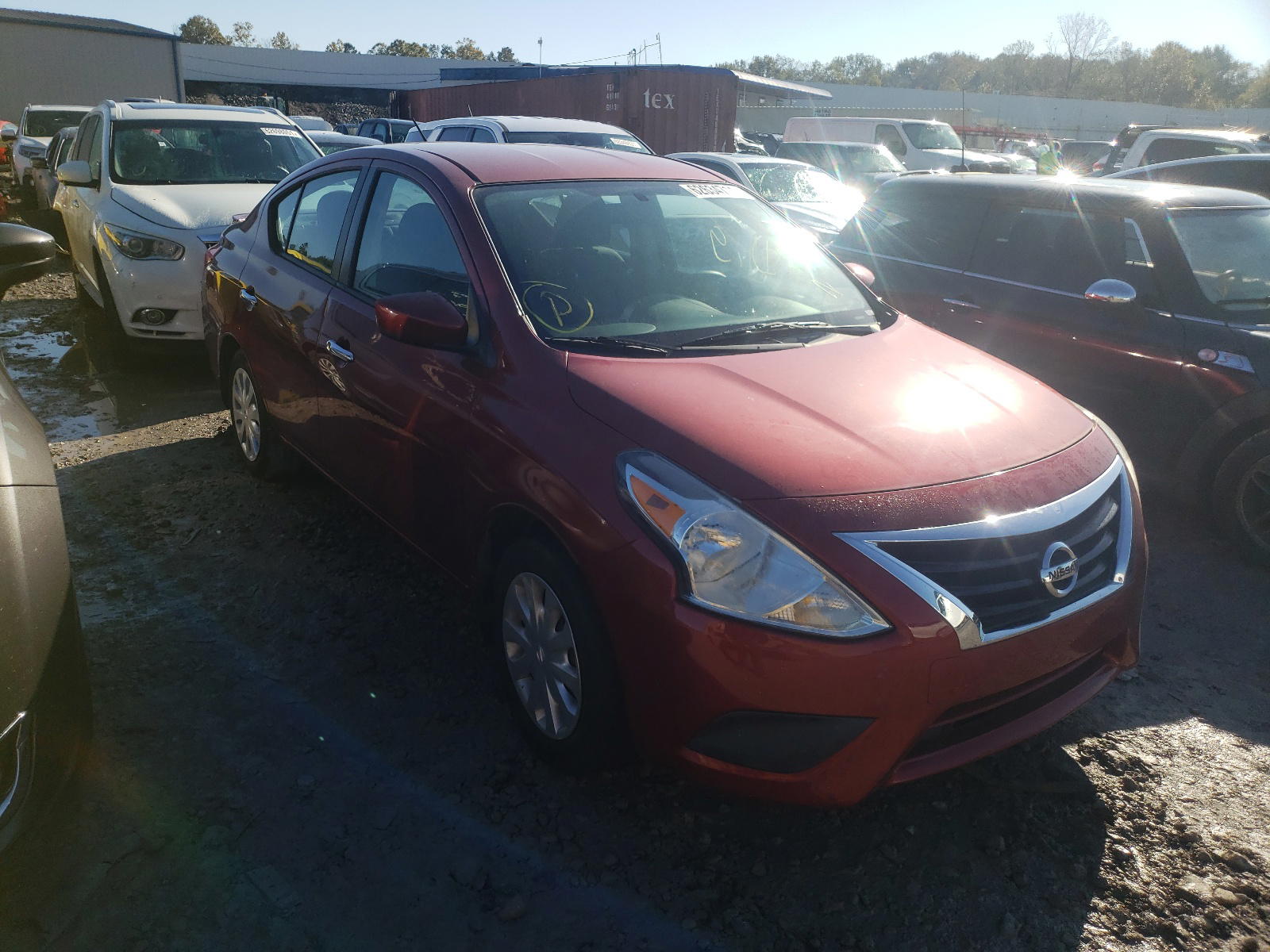 NISSAN VERSA S 2016 with VIN 3N1CN7AP9GL907932 - Photo from auction