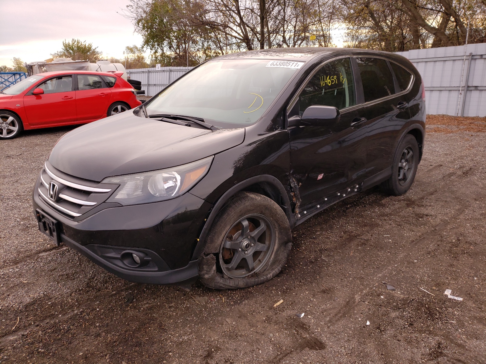 Photo 2 from auction – 2014 HONDA CR-V EX with VIN 2HKRM3H56EH001385