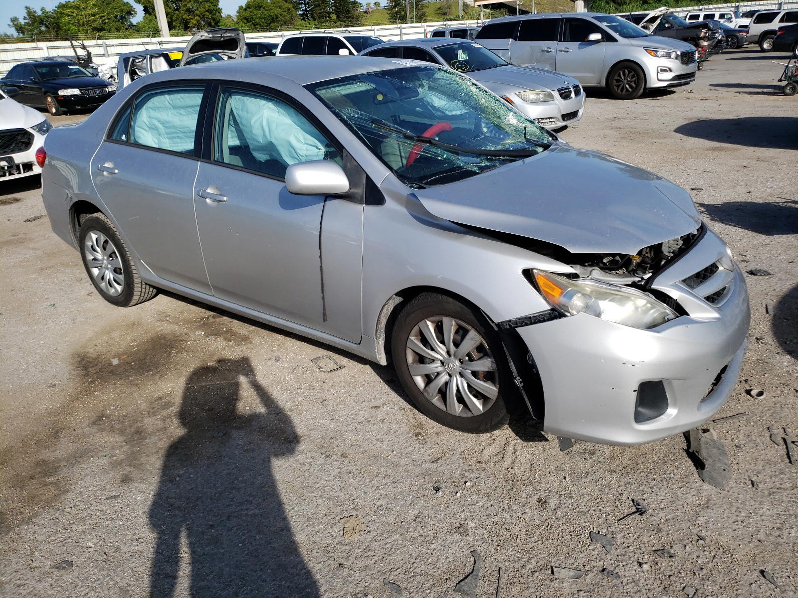 TOYOTA COROLLA BA 2012 with VIN 2T1BU4EE4CC812789 - Photo from auction