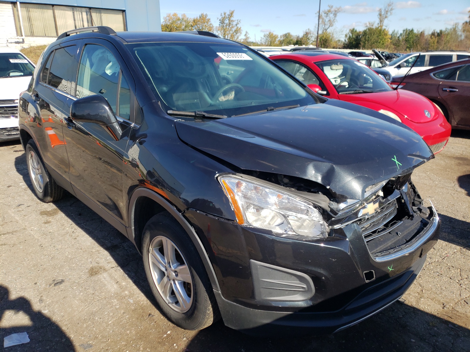 CHEVROLET TRAX 1LT 2016 with VIN KL7CJPSB3GB732362 - Photo from auction