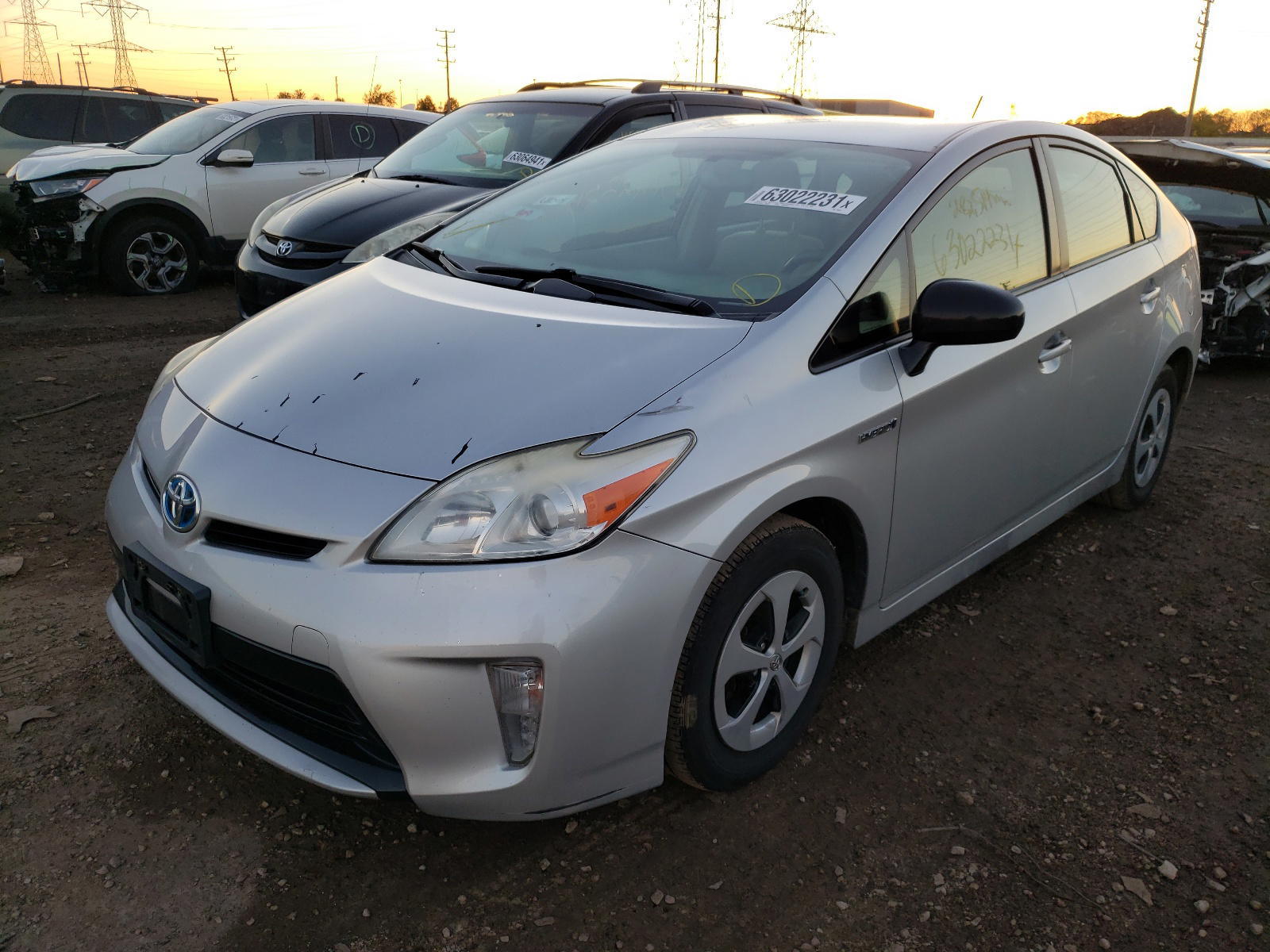 Photo 2 from auction – 2013 TOYOTA PRIUS with VIN JTDKN3DU7D0339854