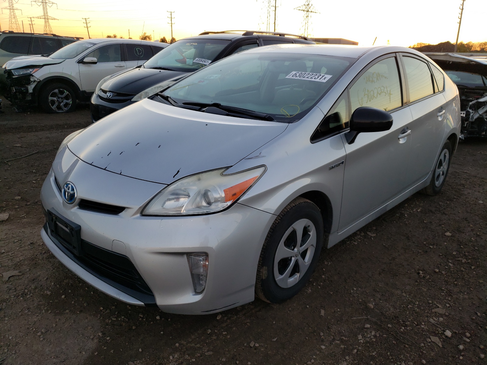 صورة رقم 2 من المزاد - 2013 TOYOTA PRIUS مع VIN JTDKN3DU7D0339854