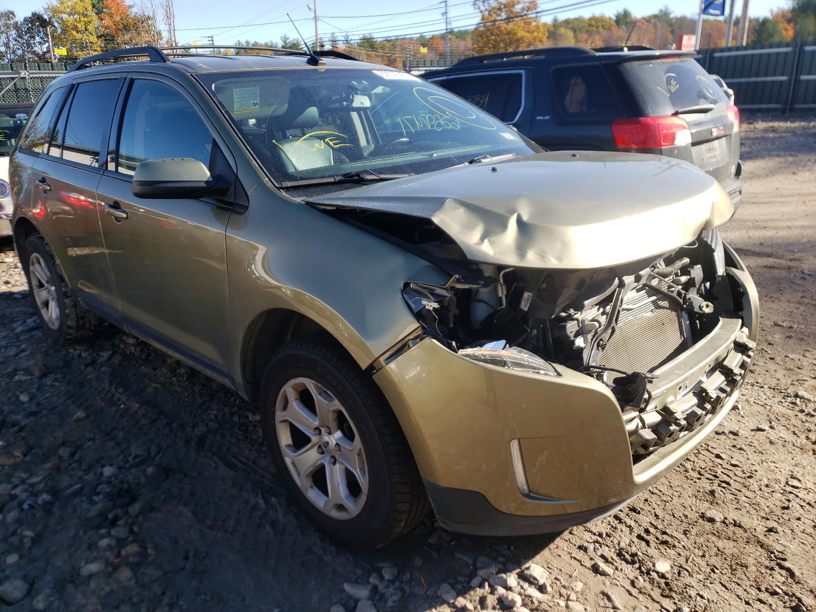 FORD EDGE SEL 2012 with VIN 2FMDK4JC3CBA85541 - Photo from auction