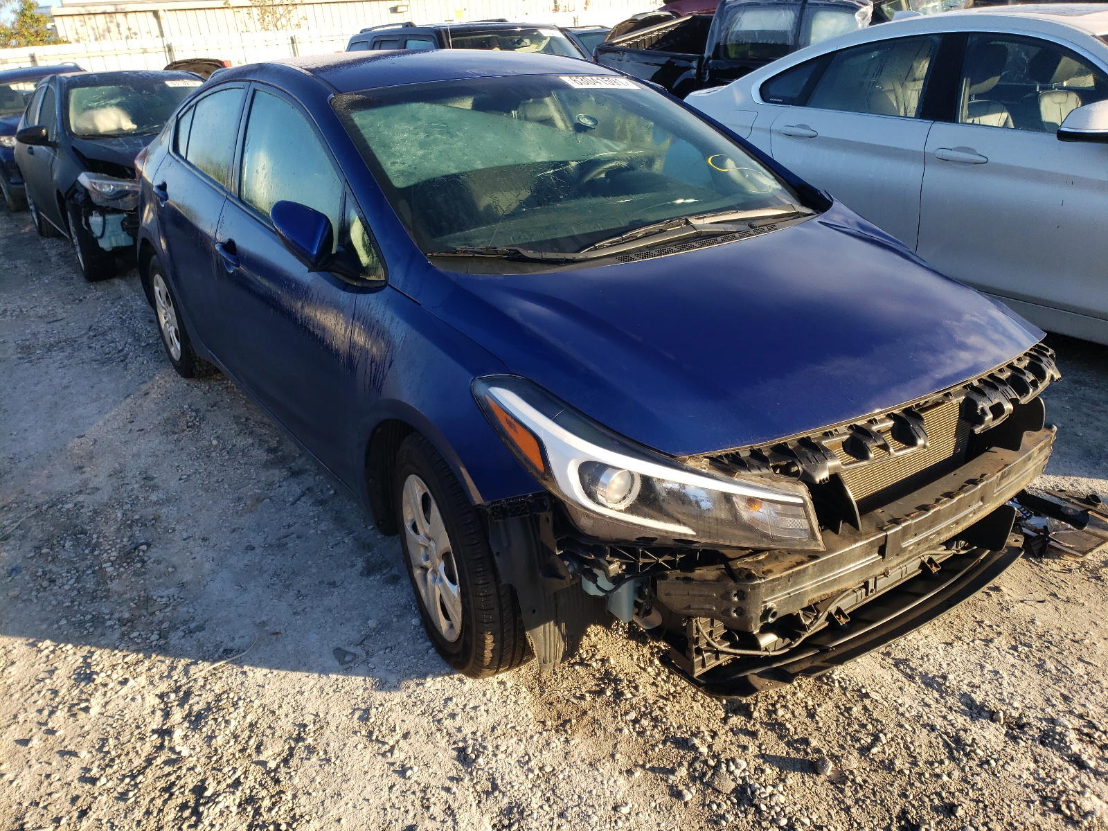 KIA FORTE LX 2017 with VIN 3KPFK4A74HE157394 - Photo from auction