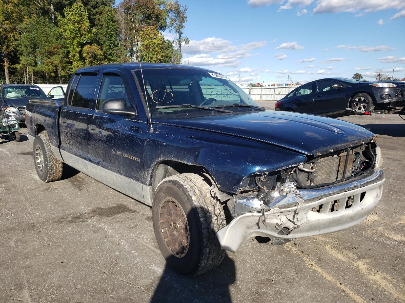 DODGE DAKOTA QUA 2001 with VIN 1B7HL2AX71S292320 - Photo from auction