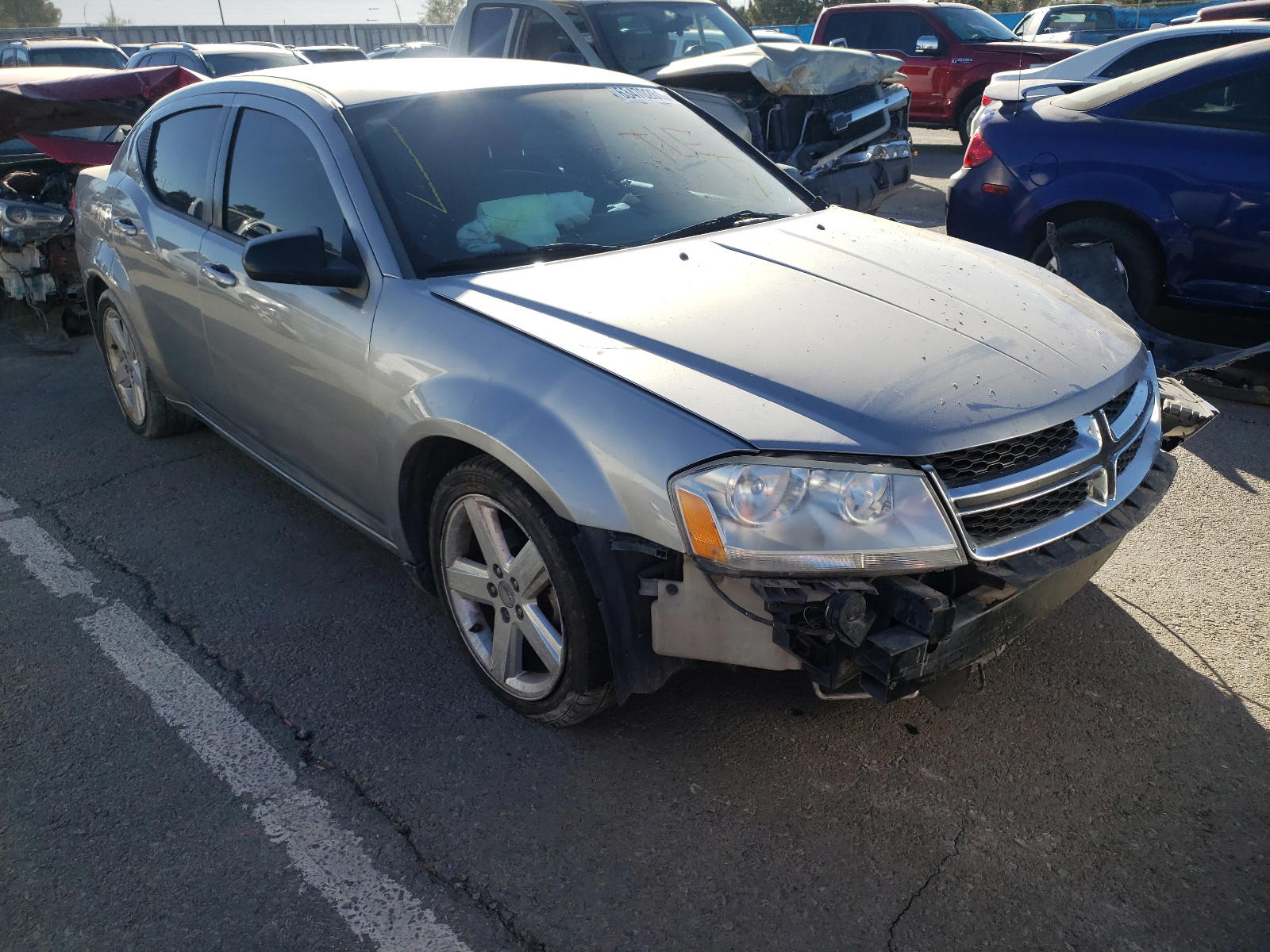 DODGE AVENGER SE 2014 with VIN 1C3CDZAB4EN110540 - Photo from auction