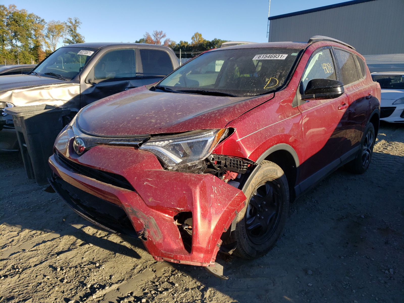 Photo 2 from auction – 2018 TOYOTA RAV4 LE with VIN 2T3ZFREV1JW454639