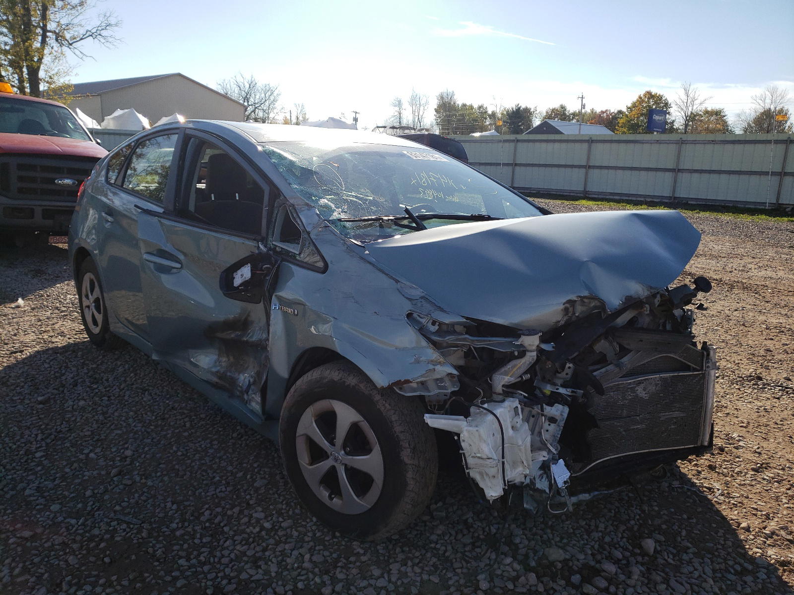 TOYOTA PRIUS 2012 with VIN JTDKN3DUXC5390170 - Photo from auction