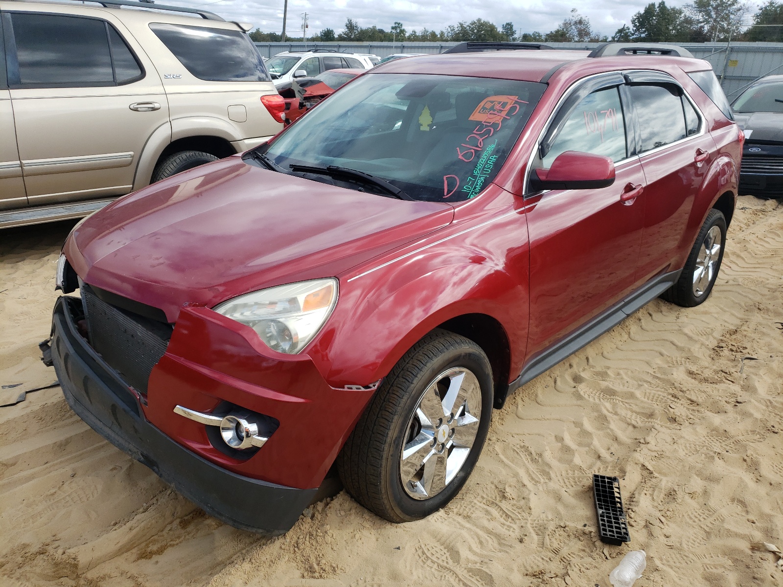 Photo 2 from auction – 2013 CHEVROLET EQUINOX LT with VIN 2GNALPEK8D6192903