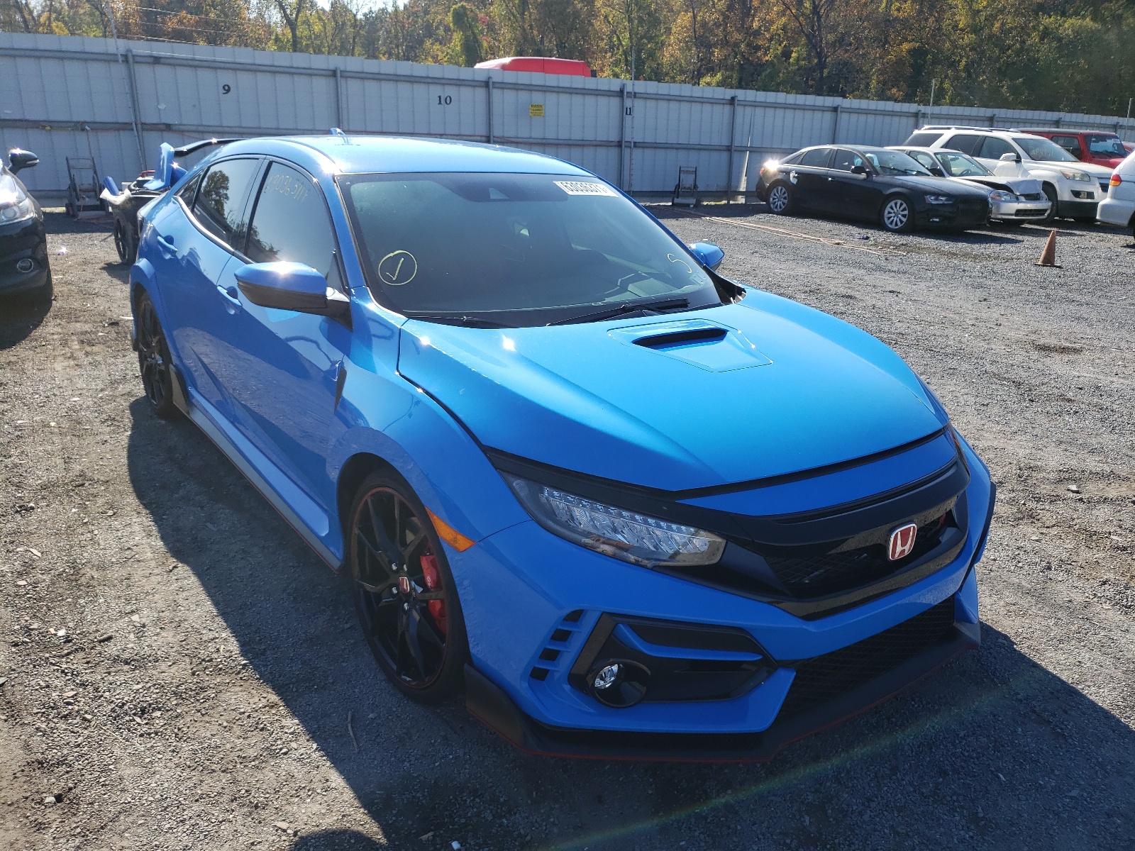 HONDA CIVIC TYPE 2021 with VIN SHHFK8G77MU200580 - Photo from auction