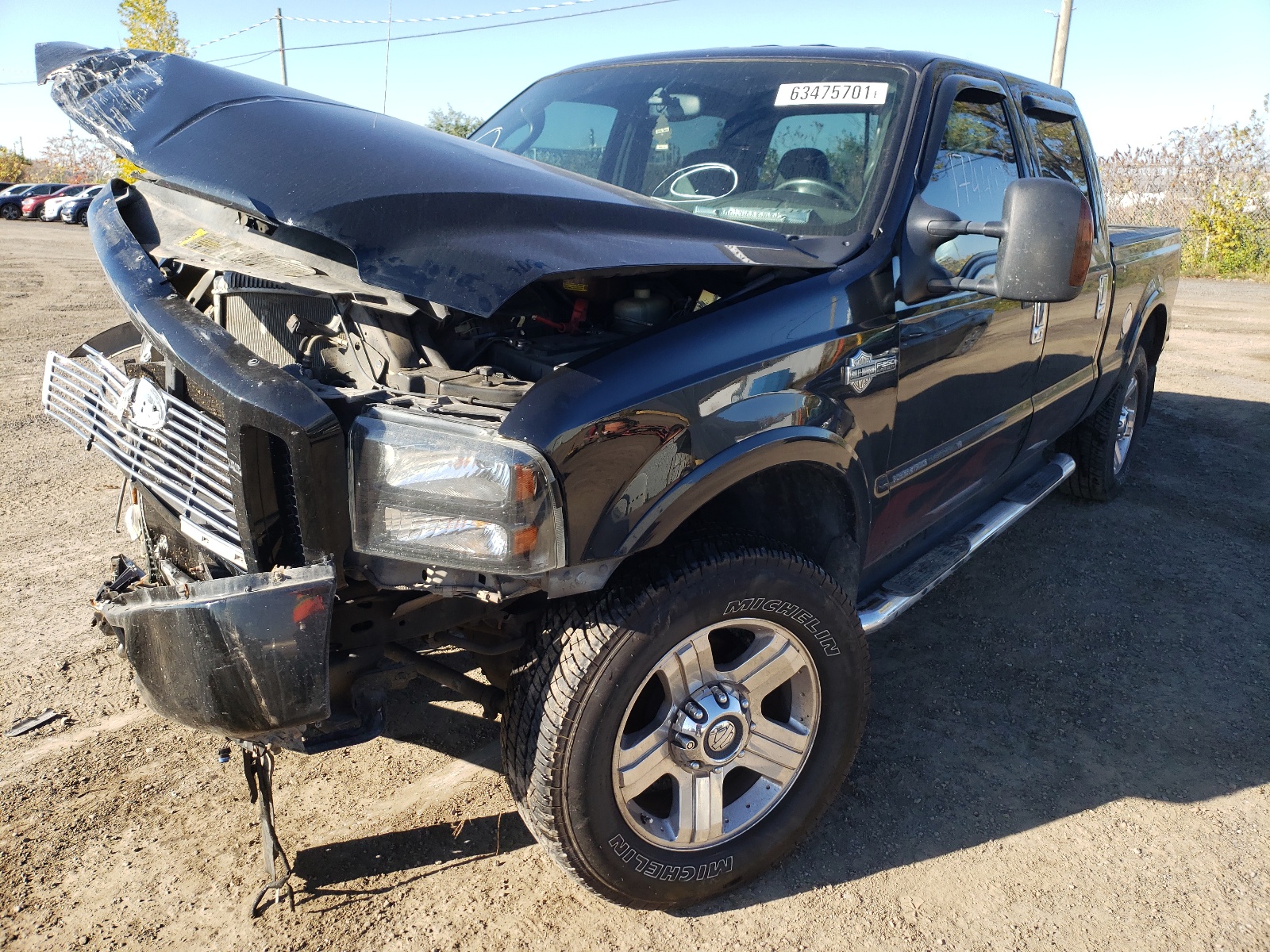 Photo 2 from auction – 2005 FORD F250 SUPER with VIN 1FTSW21P45EB83928