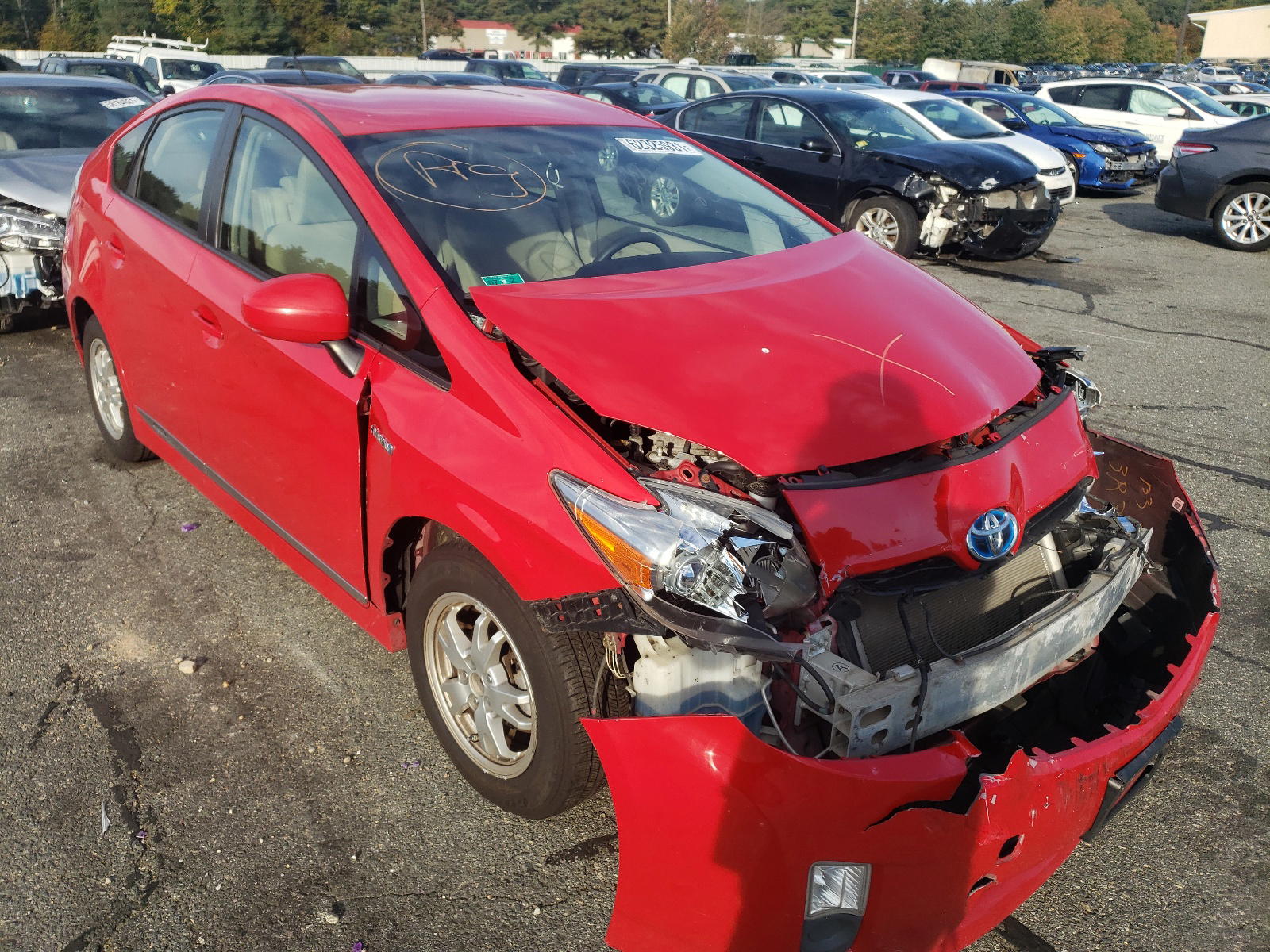 TOYOTA PRIUS 2010 with VIN JTDKN3DU2A0243111 - Photo from auction