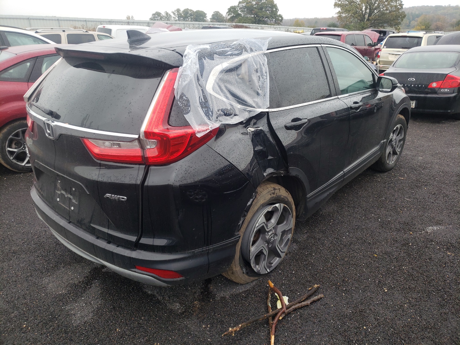 Photo 4 from auction – 2018 HONDA CR-V EXL with VIN 7FARW2H83JE025834