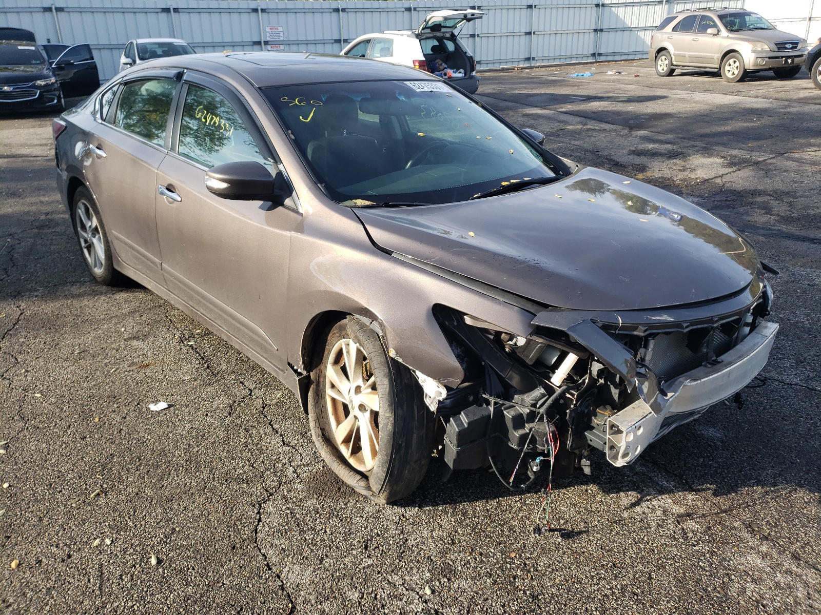 NISSAN ALTIMA 2.5 2014 with VIN 1N4AL3AP7EC401596 - Photo from auction
