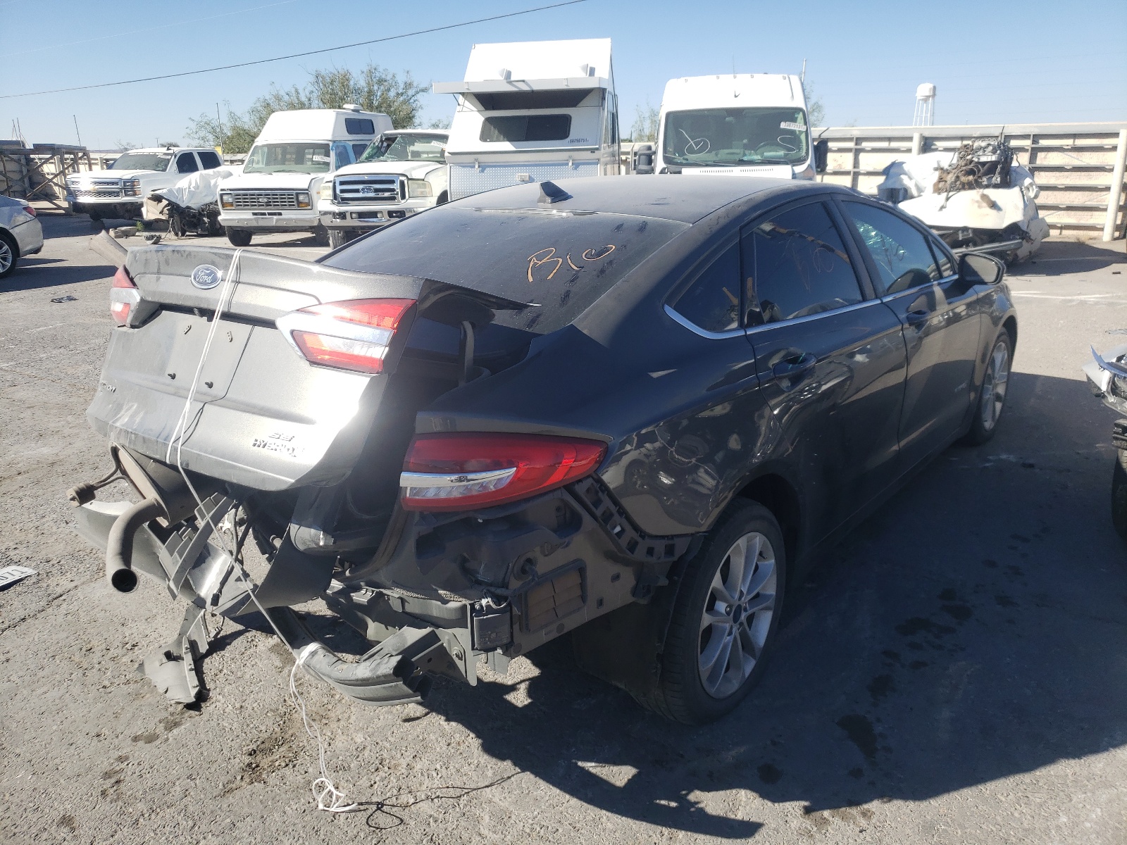 Photo 4 from auction – 2019 FORD FUSION SE with VIN 3FA6P0LU0KR257740