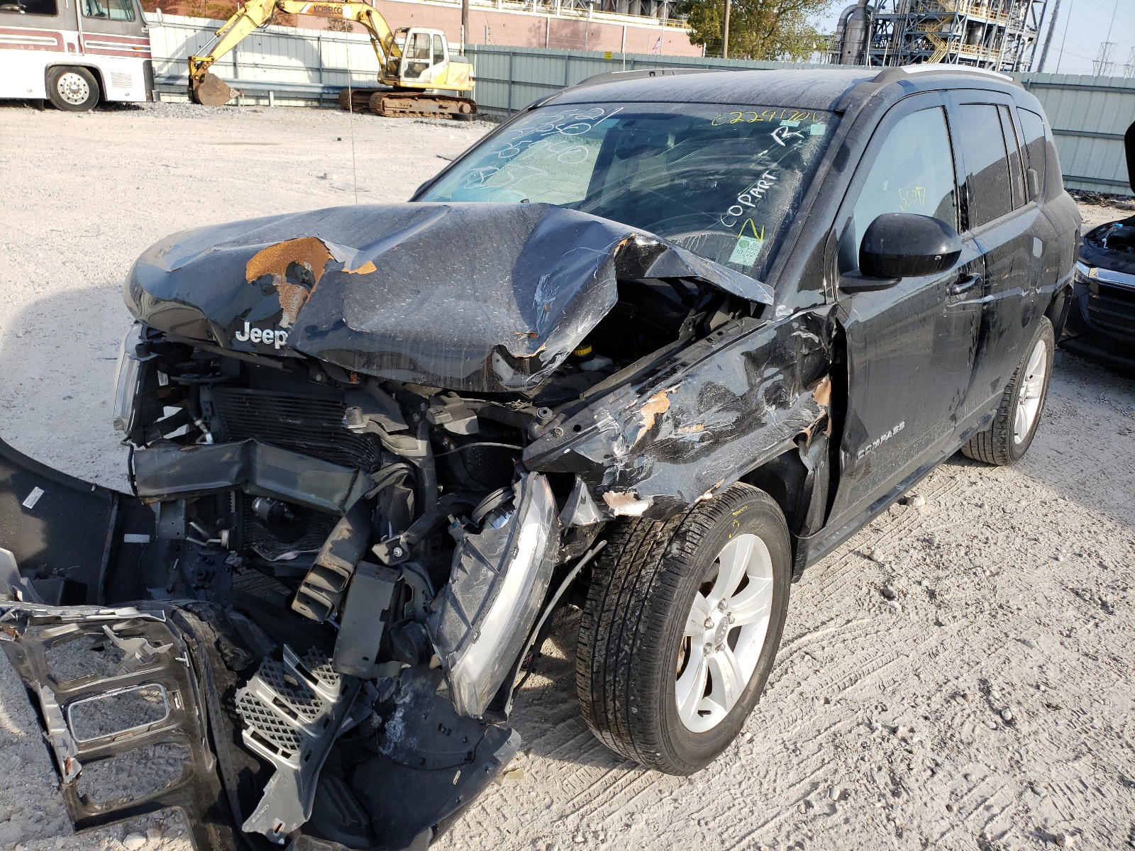 Photo 2 from auction – 2017 JEEP COMPASS LA with VIN 1C4NJDEB6HD107837
