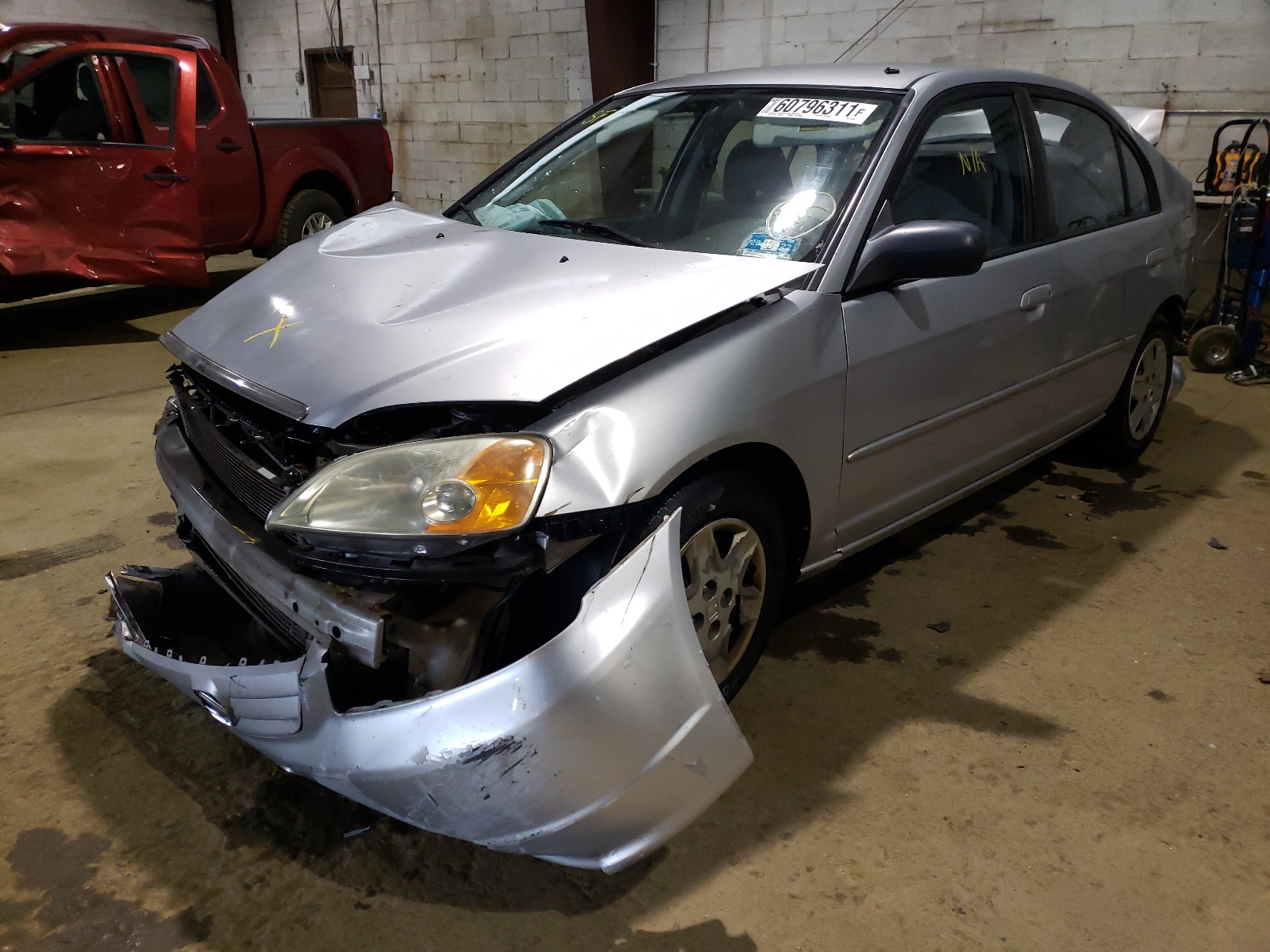 Photo 2 from auction – 2003 HONDA CIVIC LX with VIN 2HGES16543H607464