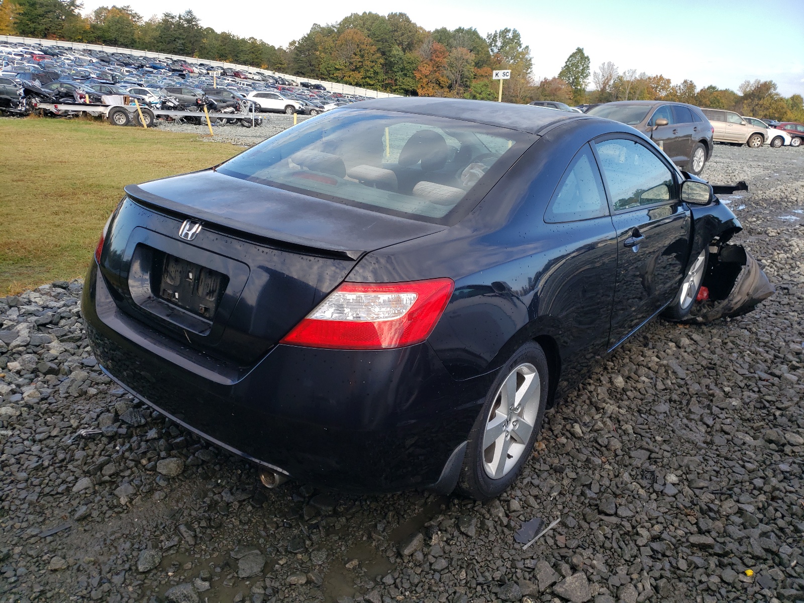 Photo 4 from auction – 2007 HONDA CIVIC EX with VIN 2HGFG11847H548350