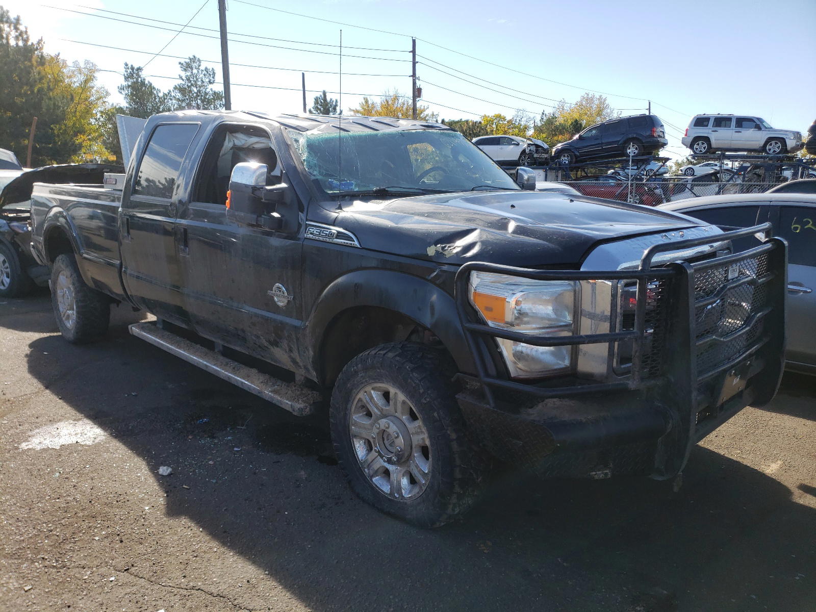 FORD F350 SUPER 2012 with VIN 1FT8W3BT2CEC87617 - Photo from auction