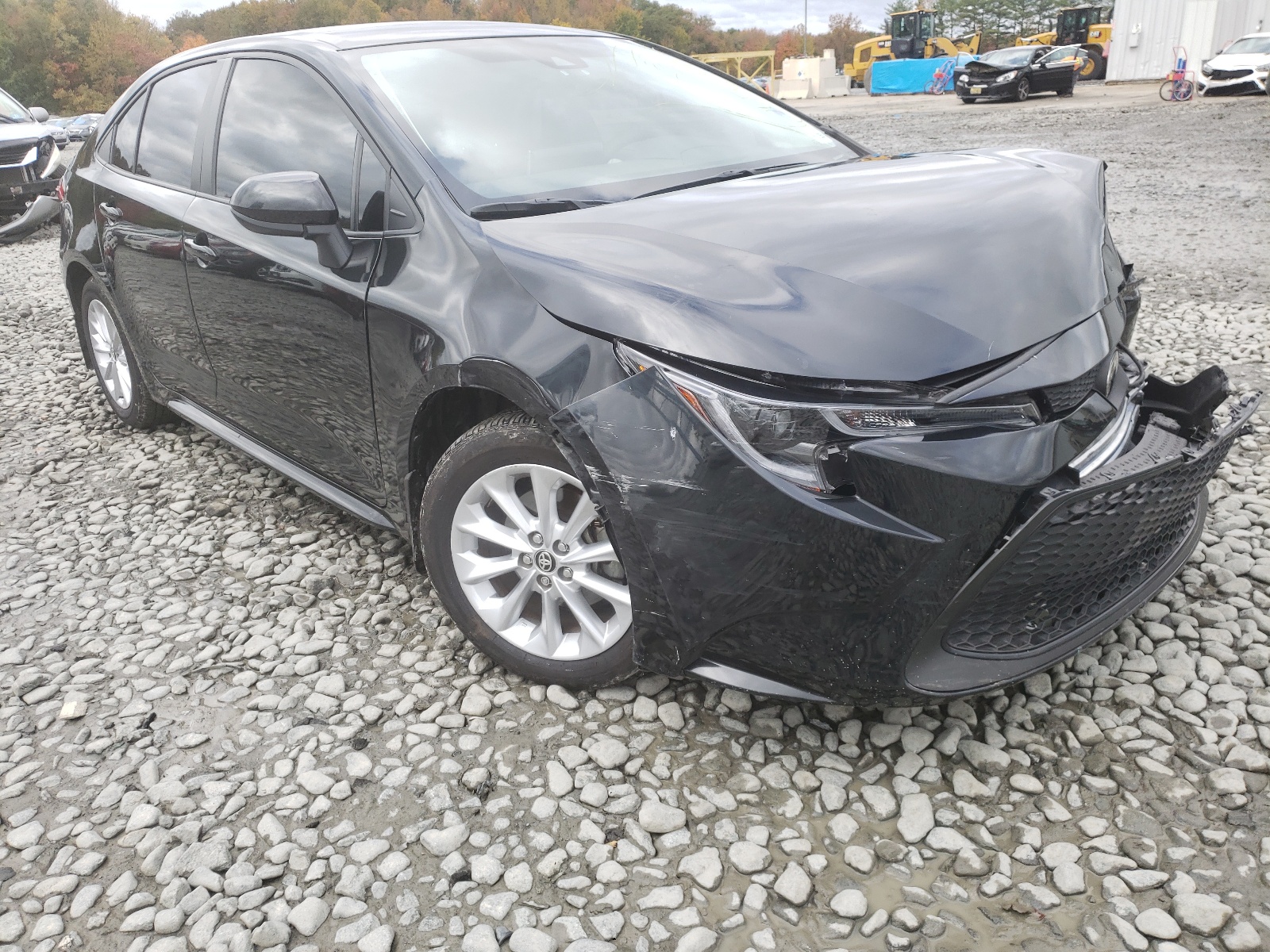 TOYOTA COROLLA LE 2021 with VIN JTDVPMAE7MJ119604 - Photo from auction