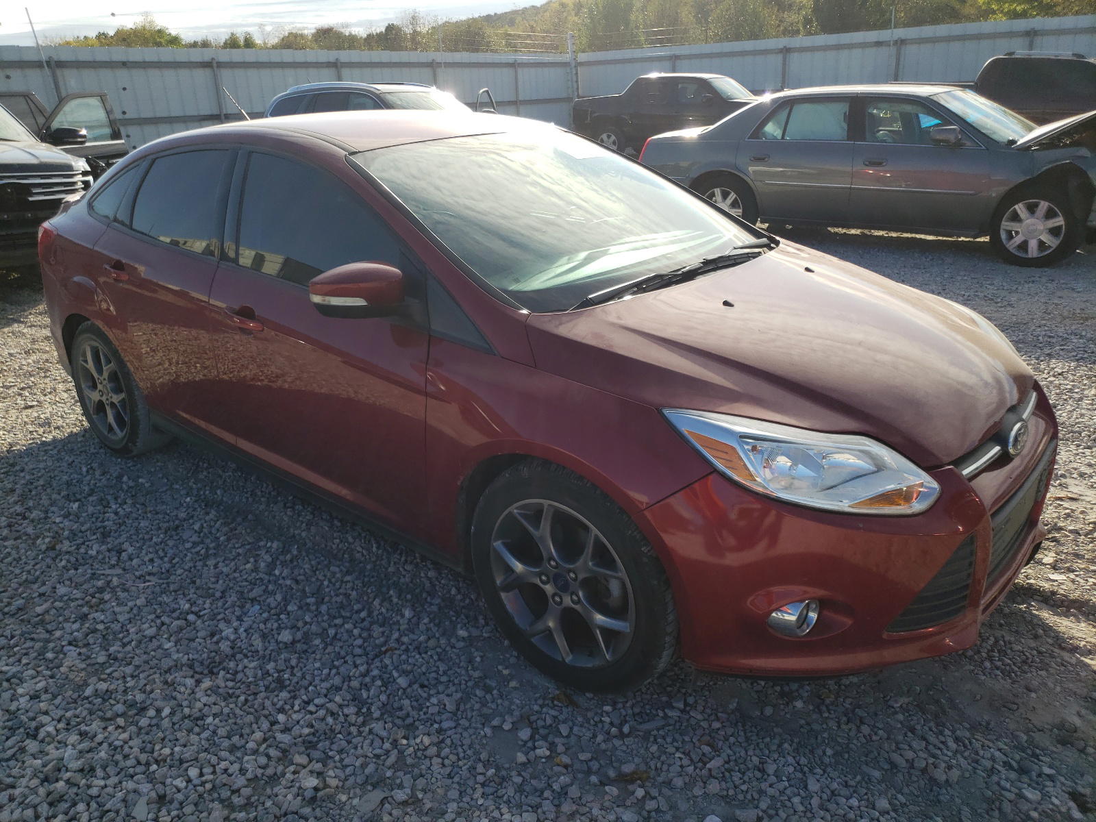 FORD FOCUS SE 2014 with VIN 1FADP3F27EL176577 - Photo from auction