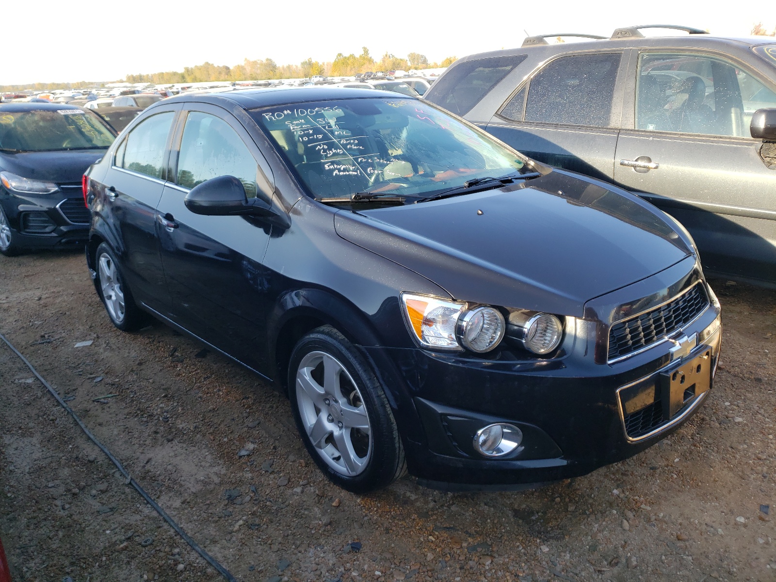 CHEVROLET SONIC LTZ 2013 with VIN 1G1JE5SB6D4145424 - Photo from auction