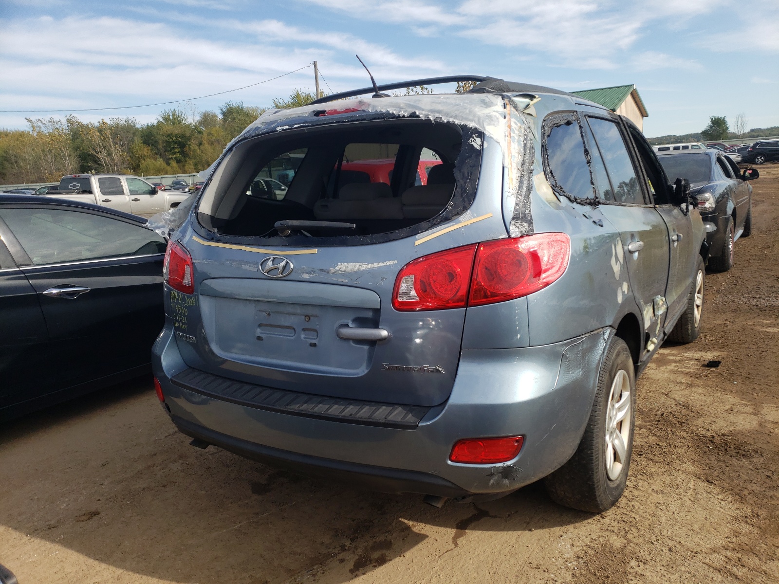 Photo 4 from auction – 2009 HYUNDAI SANTA FE G with VIN 5NMSG13D19H274944