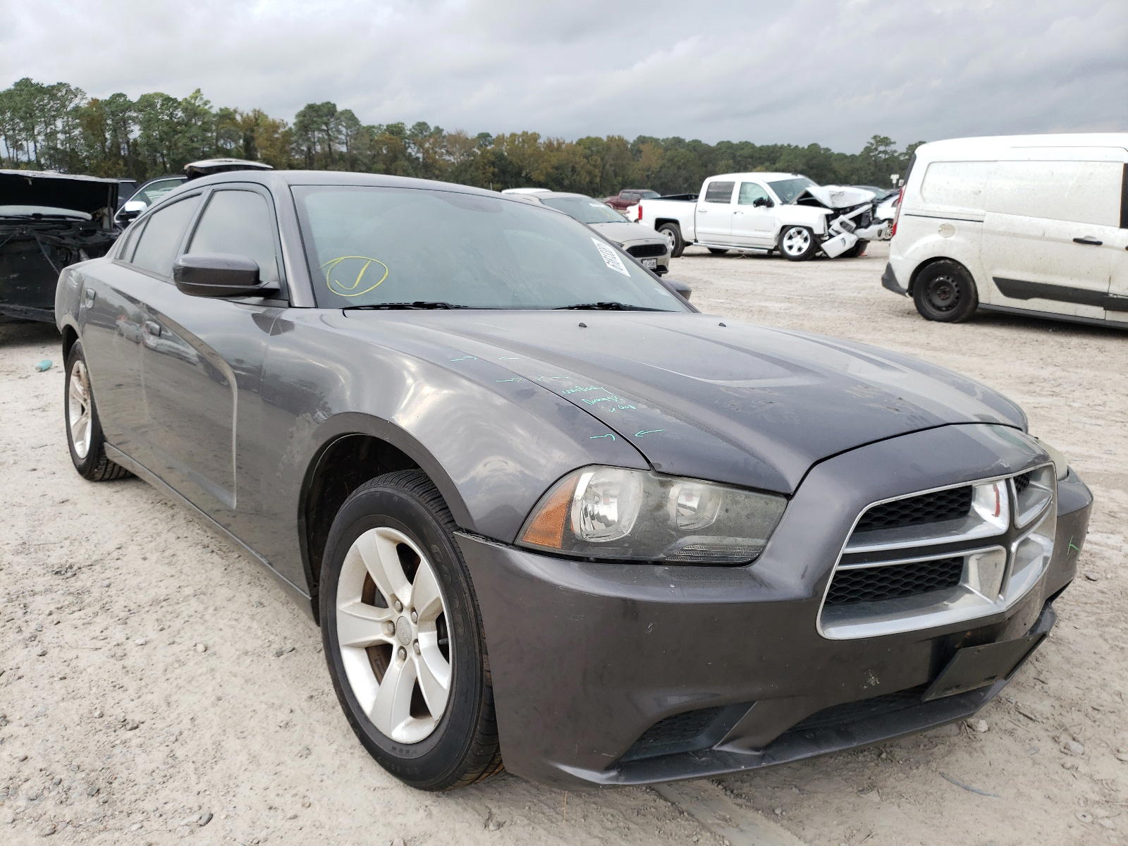 DODGE CHARGER SE 2014 with VIN 2C3CDXBG6EH129338 - Photo from auction
