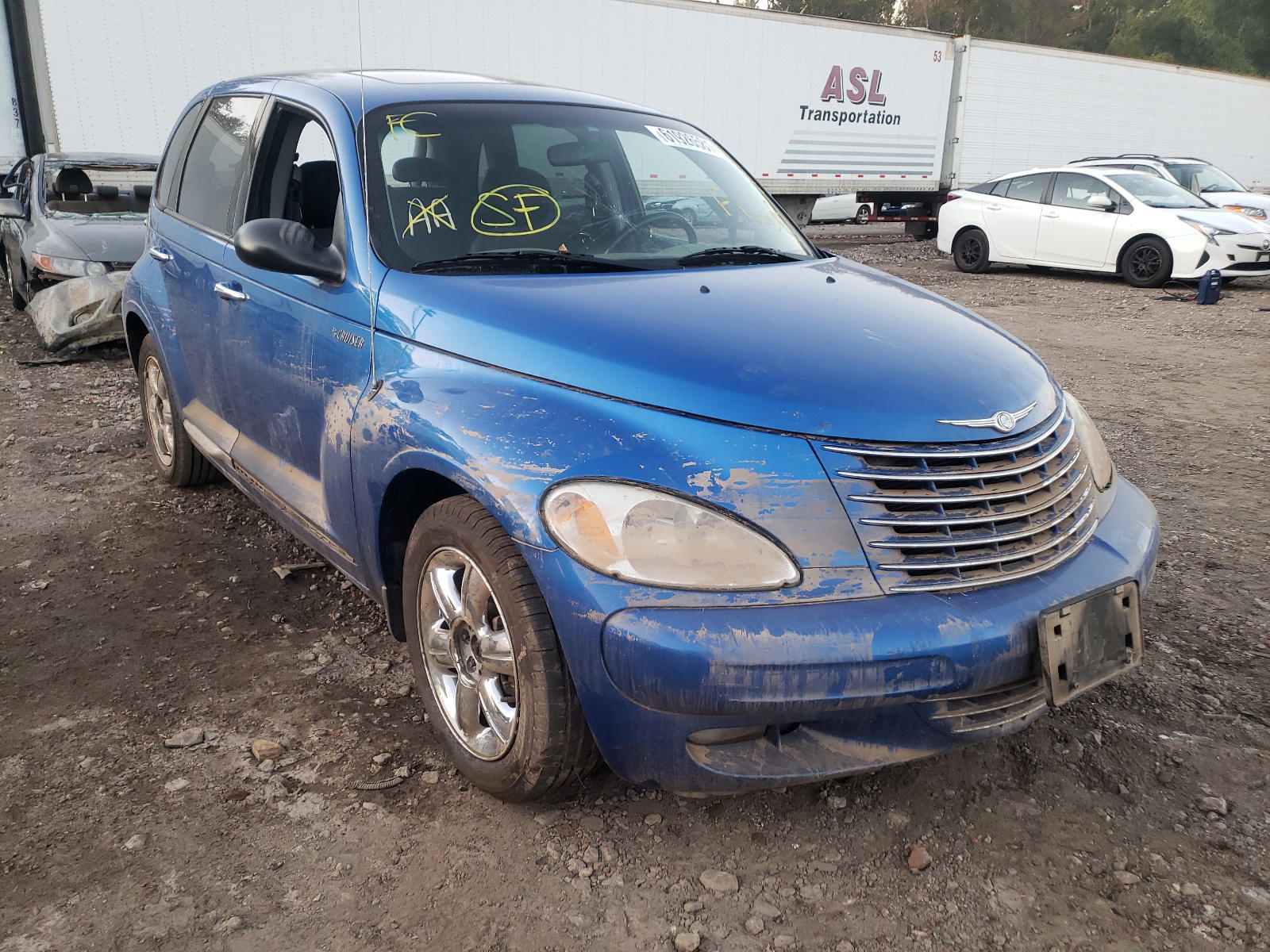 CHRYSLER PT CRUISER 2003 with VIN 3C8FY68B03T632837 - Photo from auction