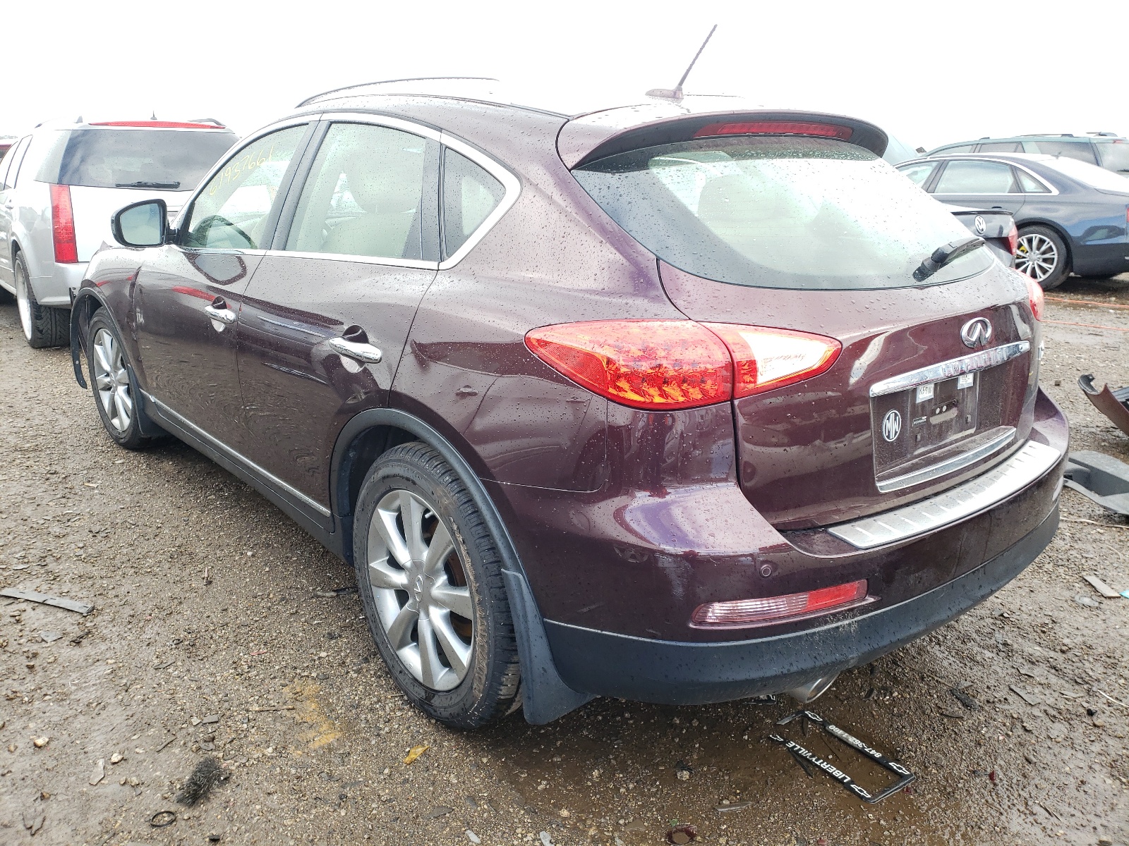 Photo 3 from auction – 2013 INFINITI EX37 BASE with VIN JN1BJ0HR5DM480546