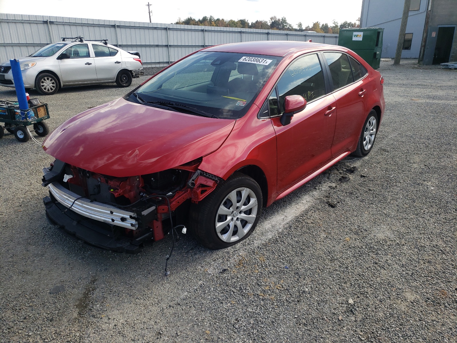 Photo 2 from auction – 2020 TOYOTA COROLLA LE with VIN JTDEPRAE4LJ080014