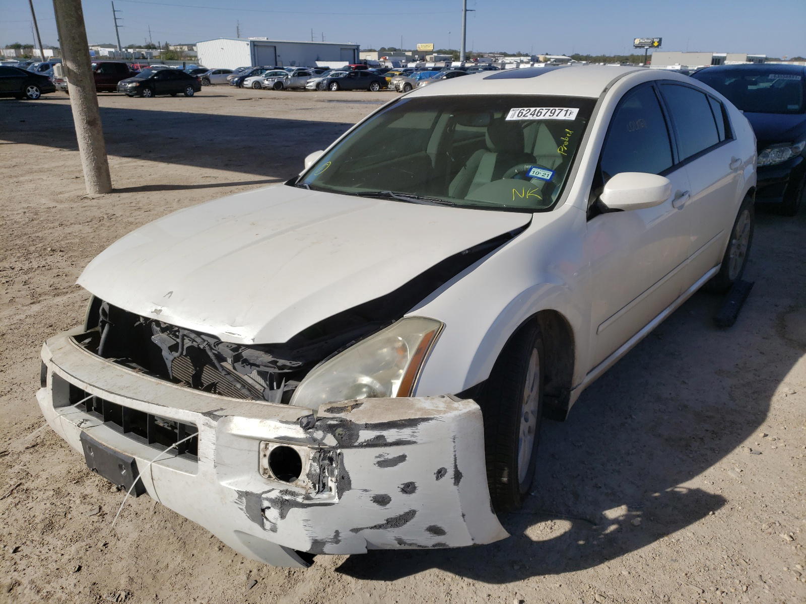 Photo 2 from auction – 2008 NISSAN MAXIMA SE with VIN 1N4BA41E28C823553