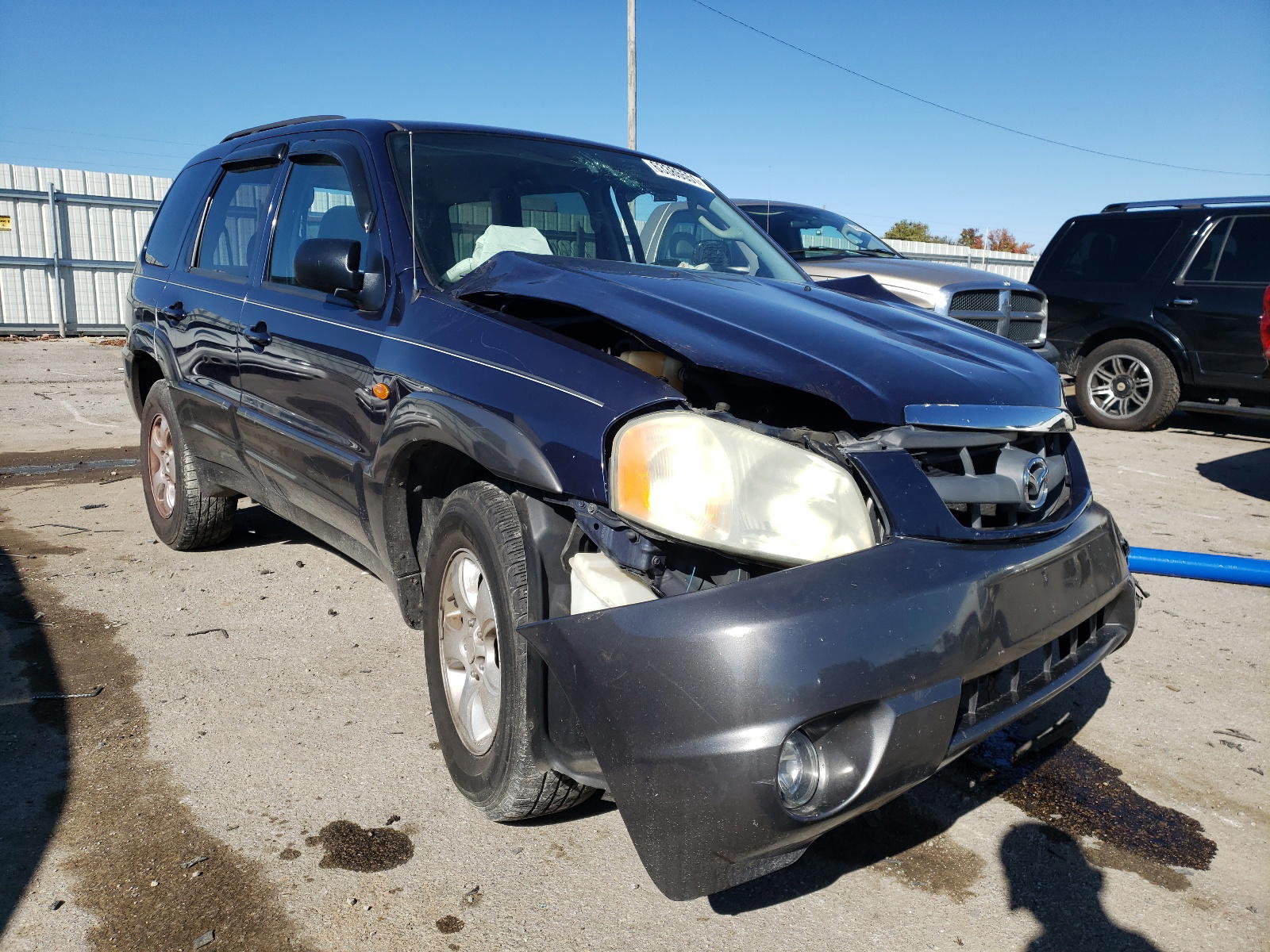 MAZDA TRIBUTE LX 2004 with VIN 4F2YZ94174KM13477 - Photo from auction