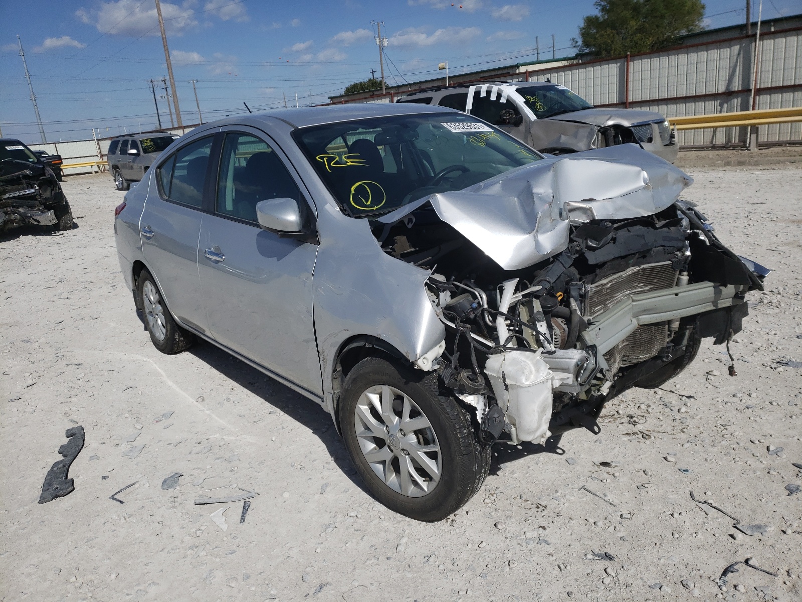 NISSAN VERSA S 2018 with VIN 3N1CN7AP2JL884159 - Photo from auction
